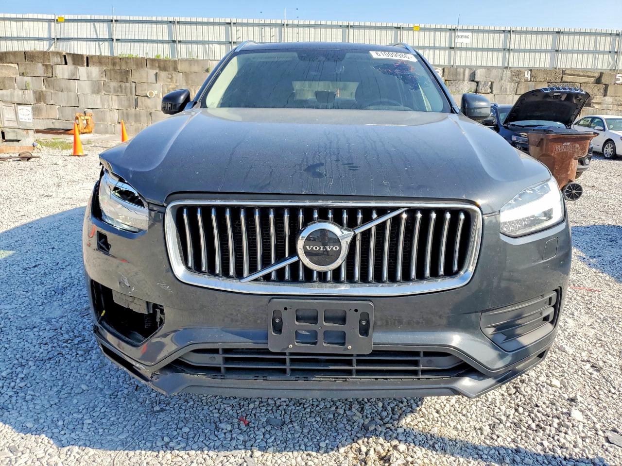 2021 Volvo Xc90 T5 Momentum Gray vin: YV4102PK7M1679138