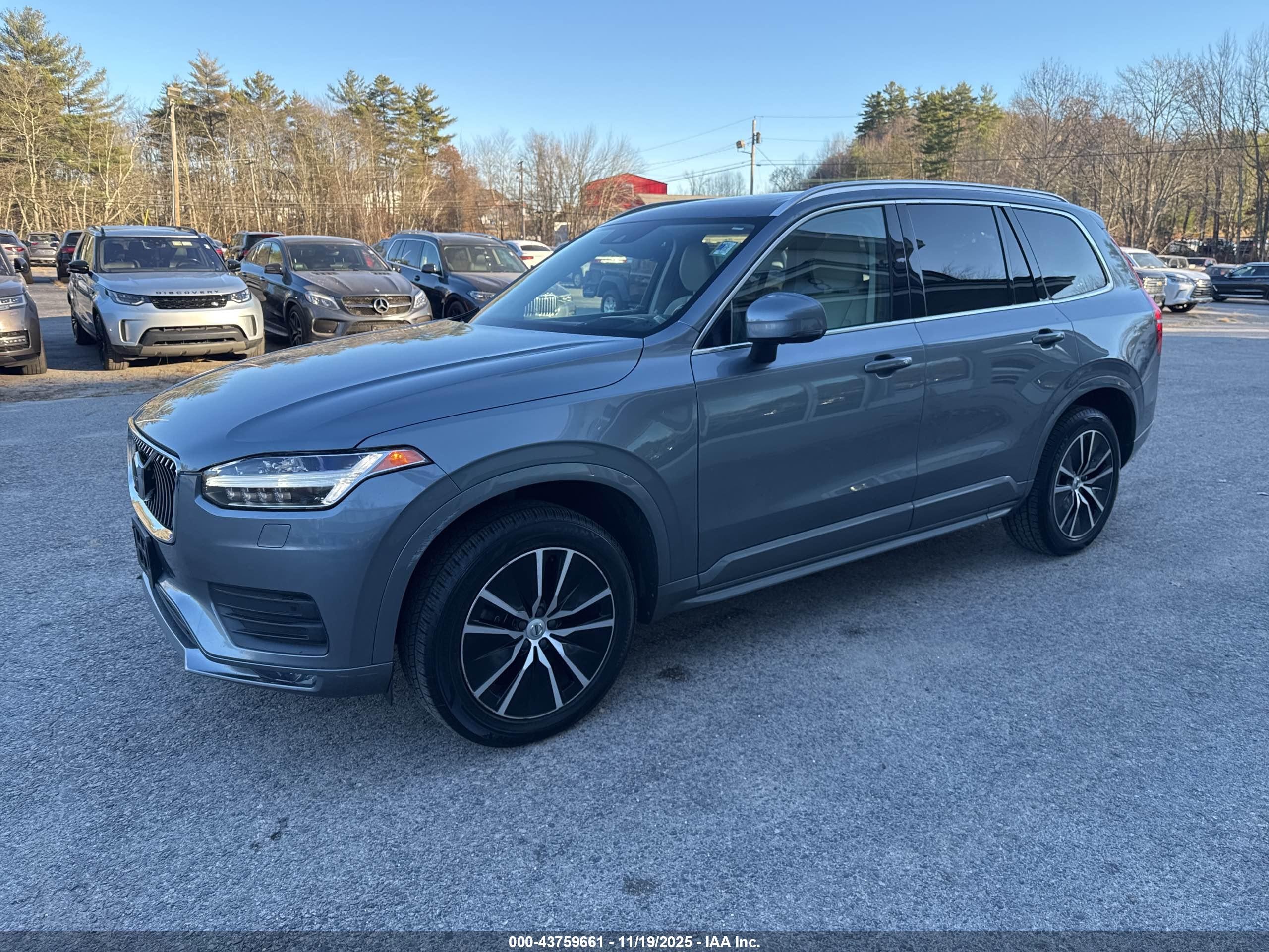 2020 Volvo Xc90 T5 Momentum 7 Passenger Gray vin: YV4102PK9L1587026