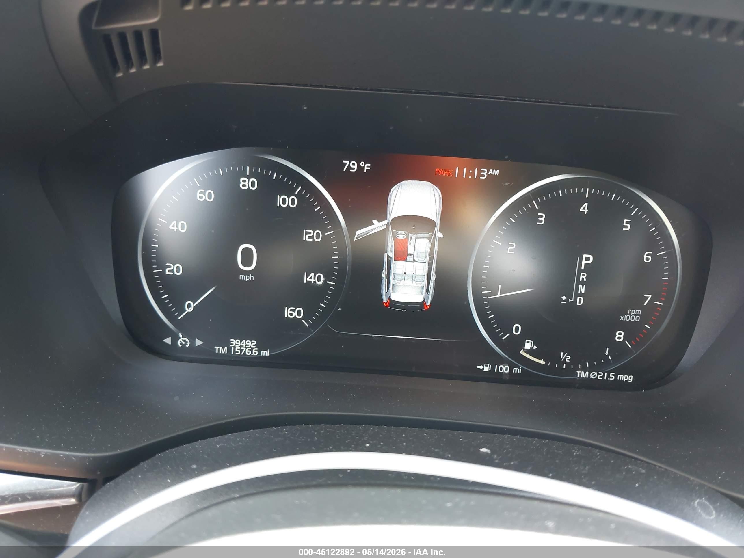 2020 Volvo Xc60 T5 Momentum Blue vin: YV4102RK2L1564880