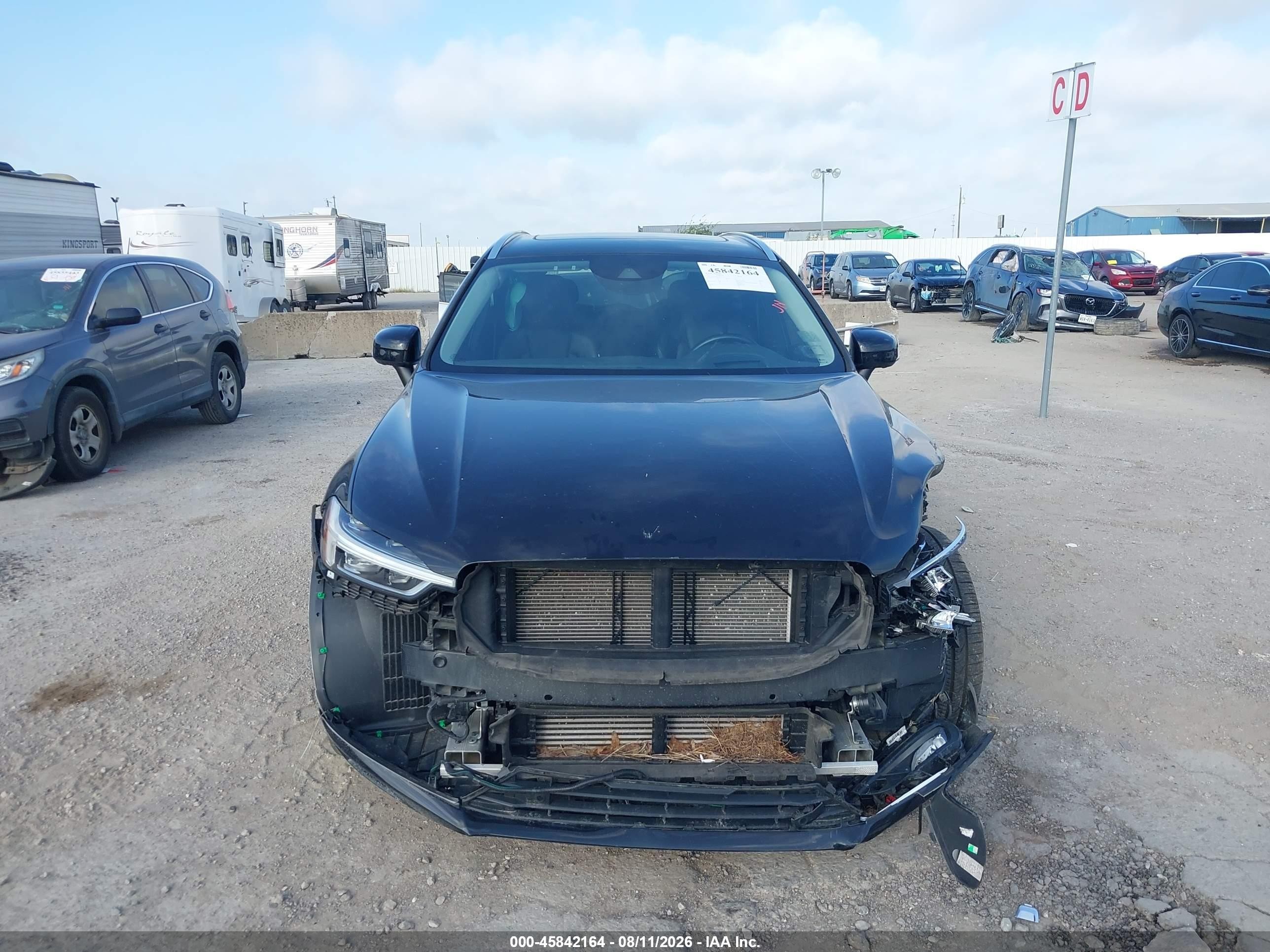 2021 Volvo Xc60 T5 Momentum Black vin: YV4102RK3M1722967