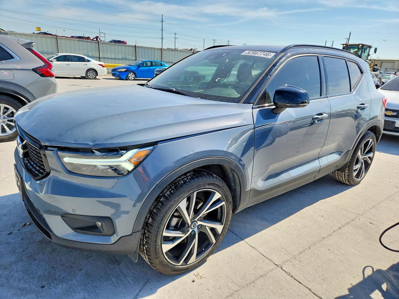 2021 Volvo Xc40 T5 R-design Gray vin: YV4162UM2M2560055
