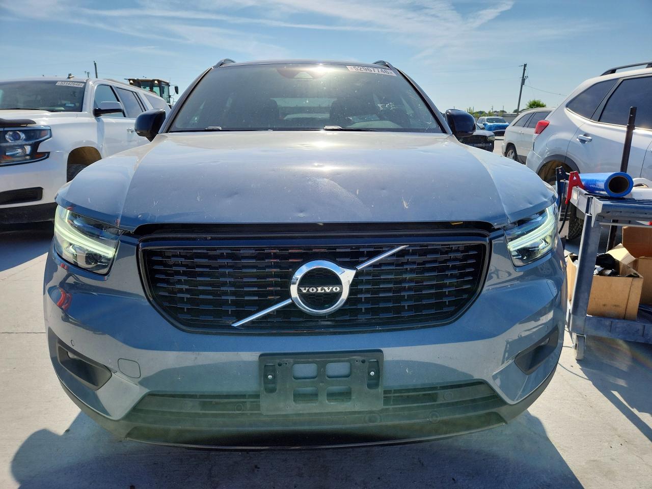 2021 Volvo Xc40 T5 R-design Gray vin: YV4162UM2M2560055