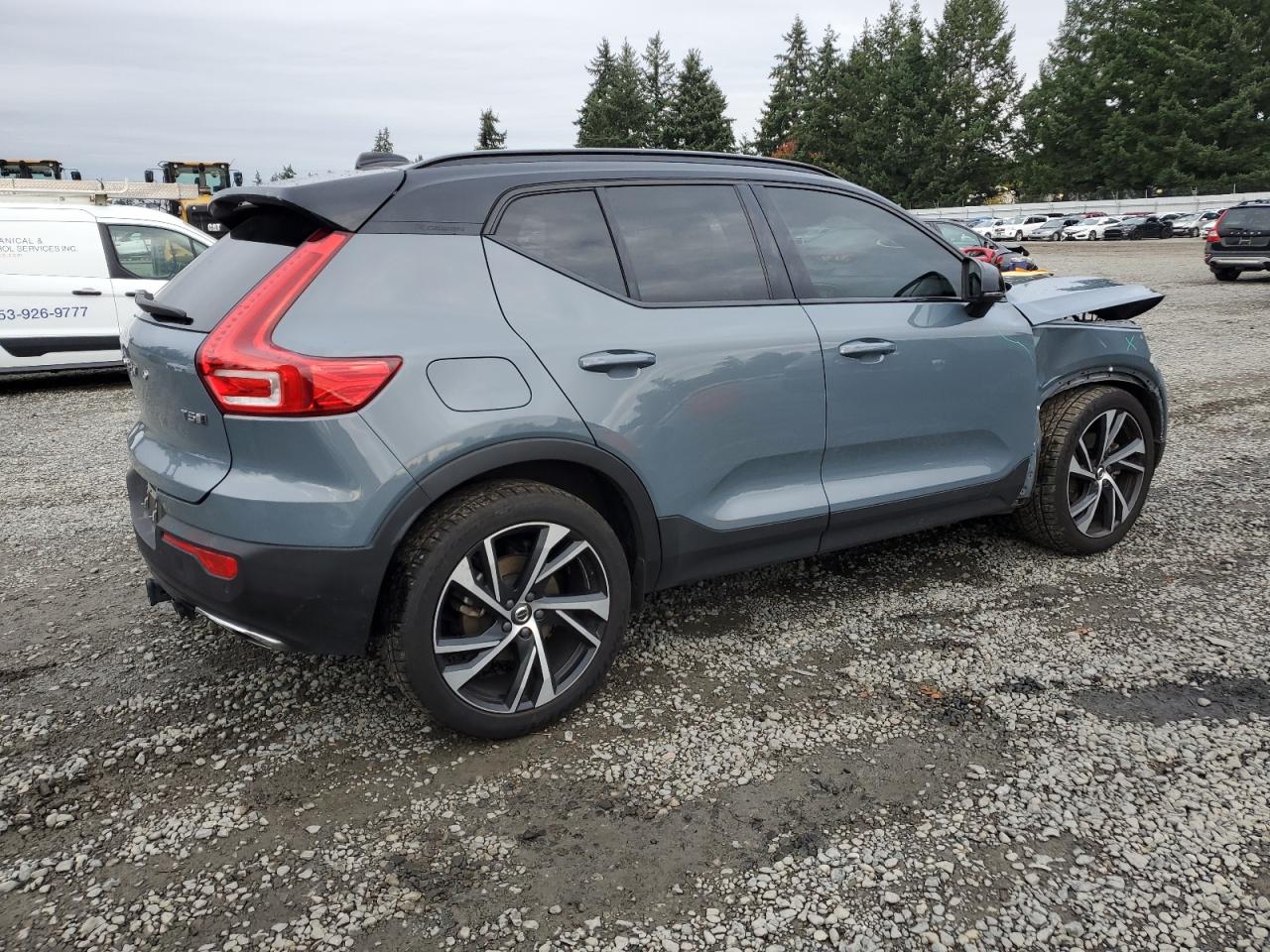 2020 Volvo Xc40 T5 R-design Blue vin: YV4162UM3L2325100