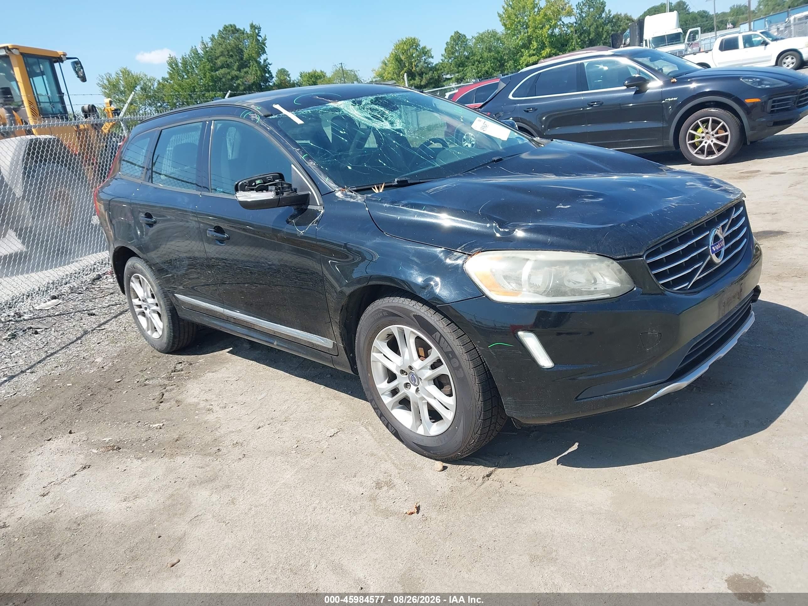2015 Volvo Xc60 T5 Black vin: YV440MDJ1F2716332
