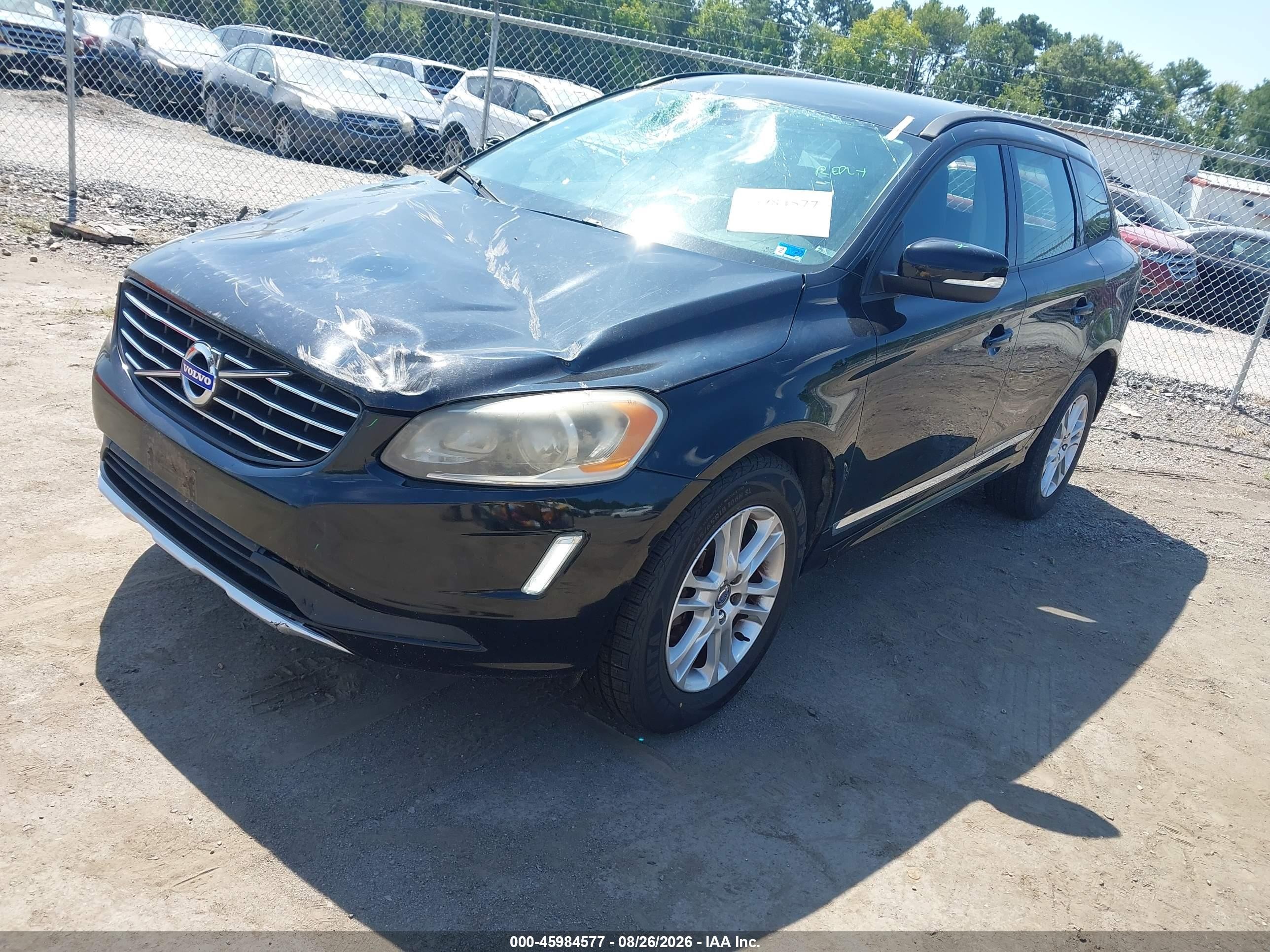 2015 Volvo Xc60 T5 Black vin: YV440MDJ1F2716332