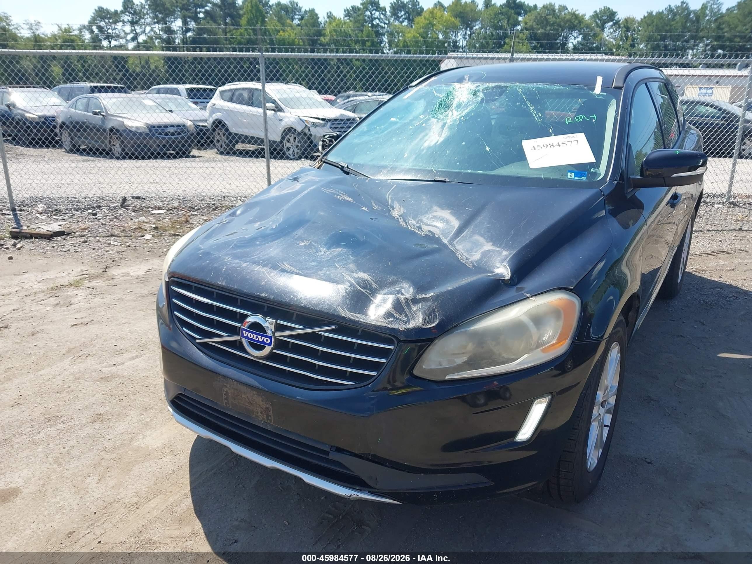 2015 Volvo Xc60 T5 Black vin: YV440MDJ1F2716332