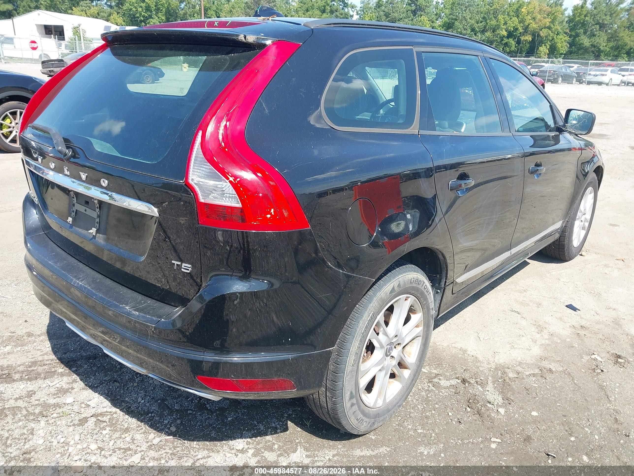 2015 Volvo Xc60 T5 Black vin: YV440MDJ1F2716332