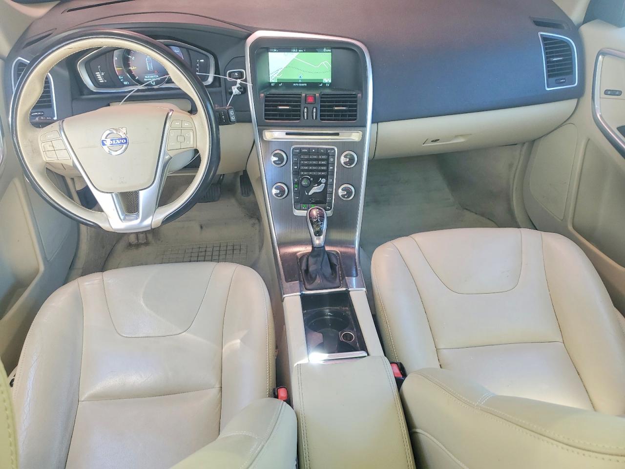 2015 Volvo Xc60 T5 Premier White vin: YV440MDK4F2721002