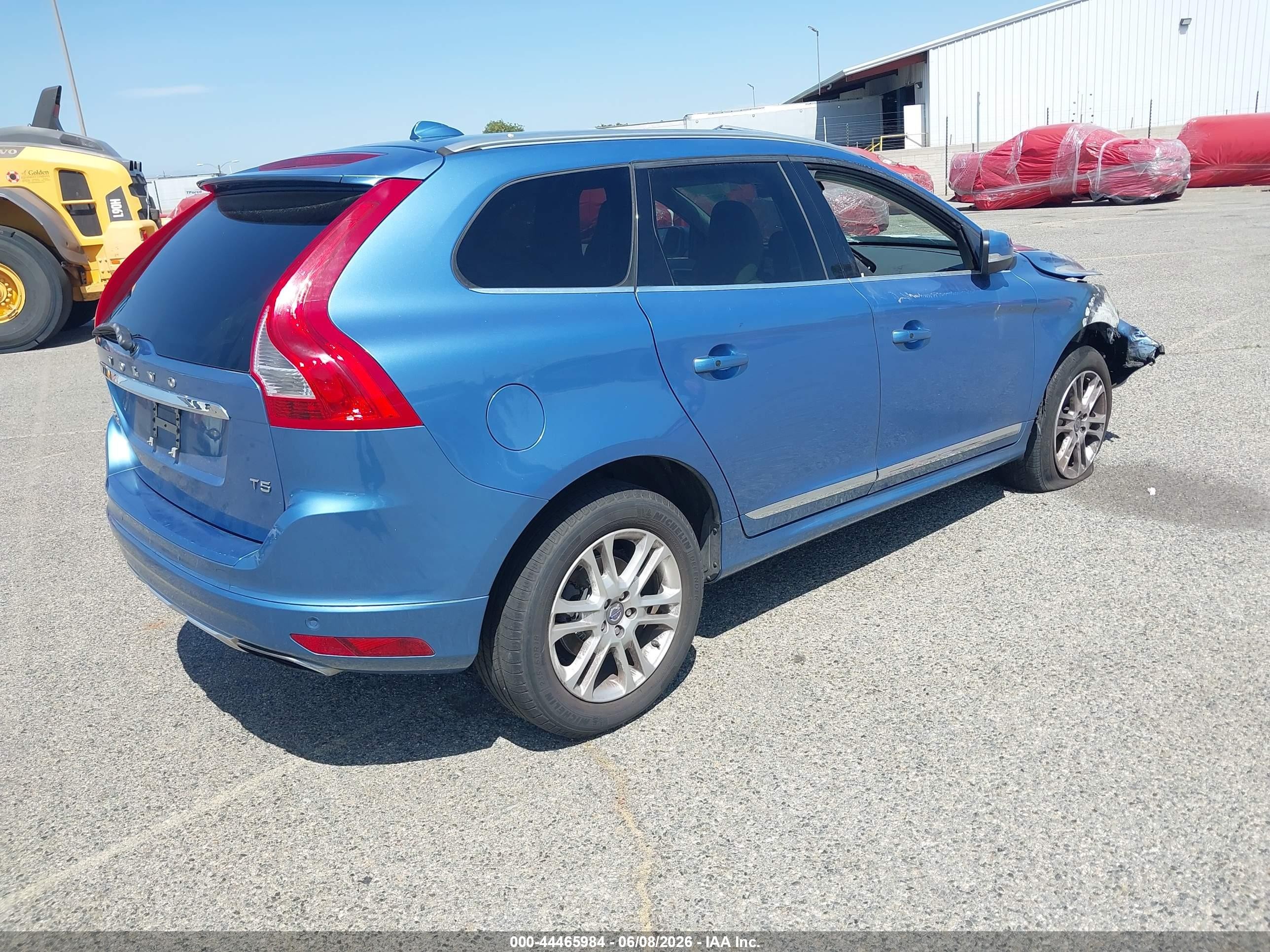 2015 Volvo Xc60 T5 Premier Light Blue vin: YV440MDK5F2686907