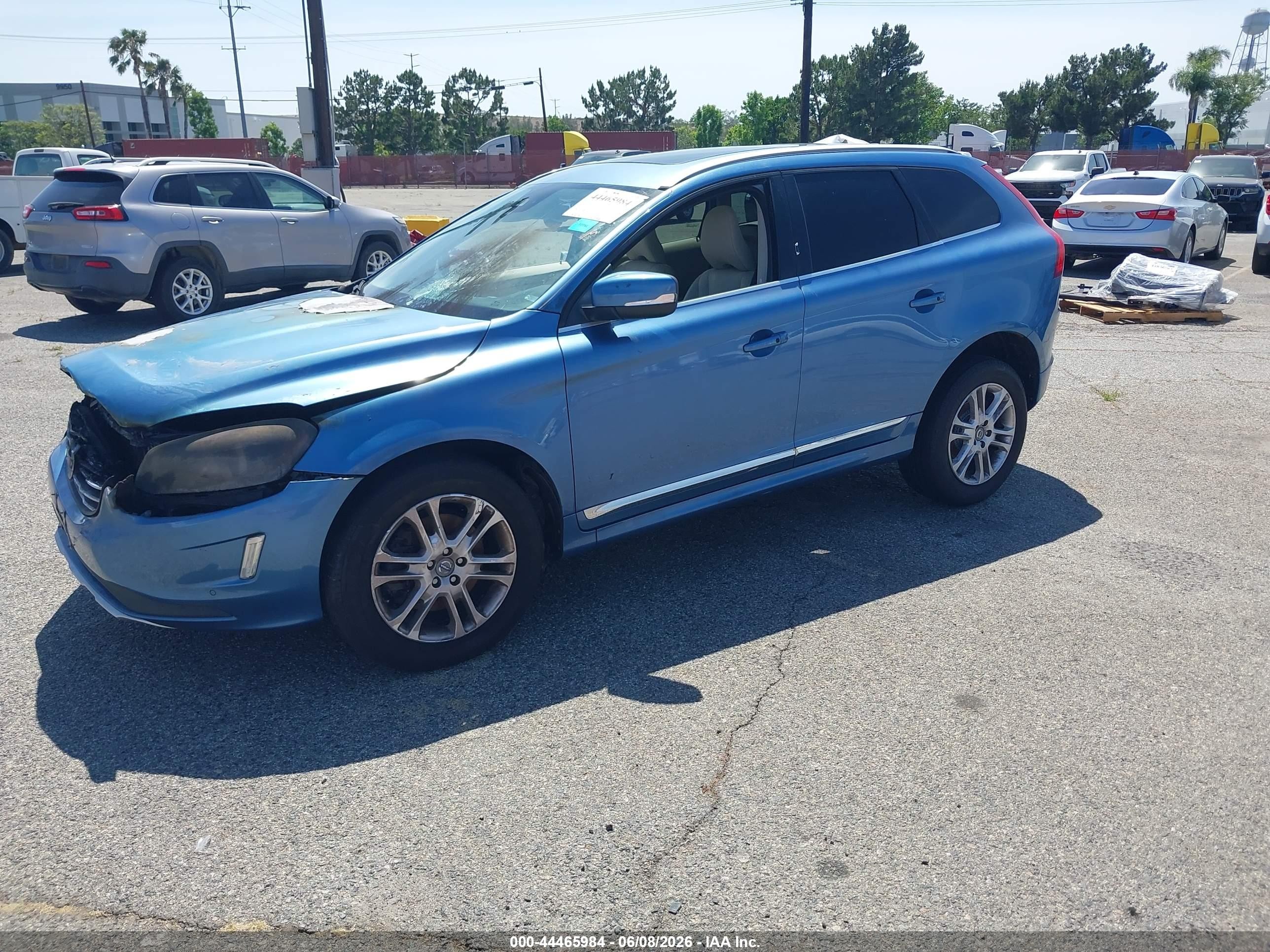 2015 Volvo Xc60 T5 Premier Light Blue vin: YV440MDK5F2686907