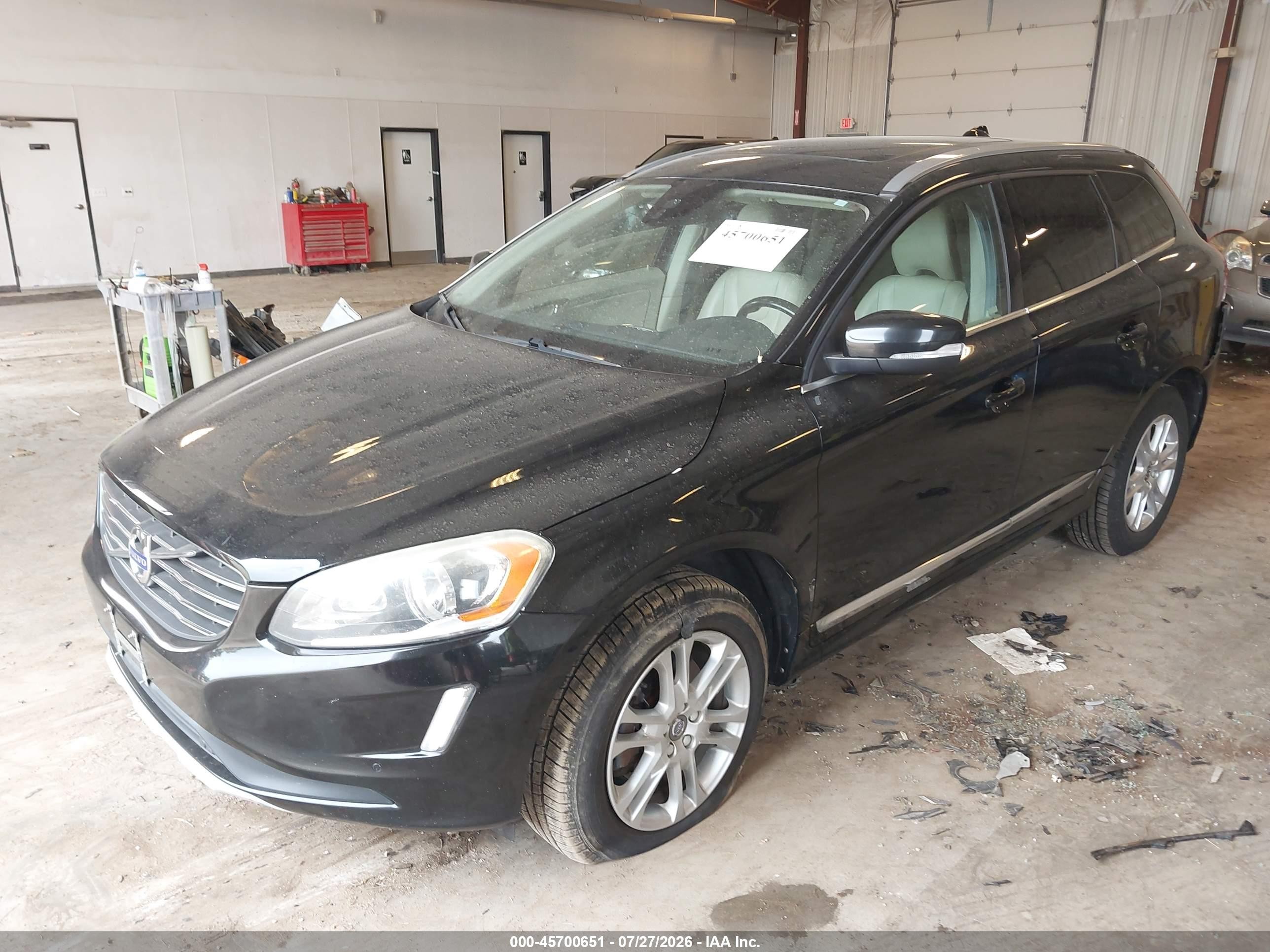2016 Volvo Xc60 T5 Drive-e Premier Black vin: YV440MDK7G2826229