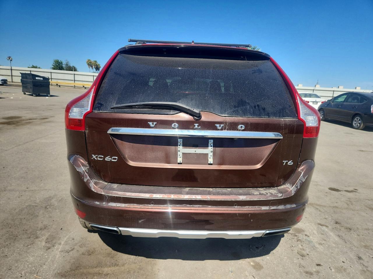 2015 Volvo Xc60 T6 Premier Brown vin: YV449MDK7F2723817