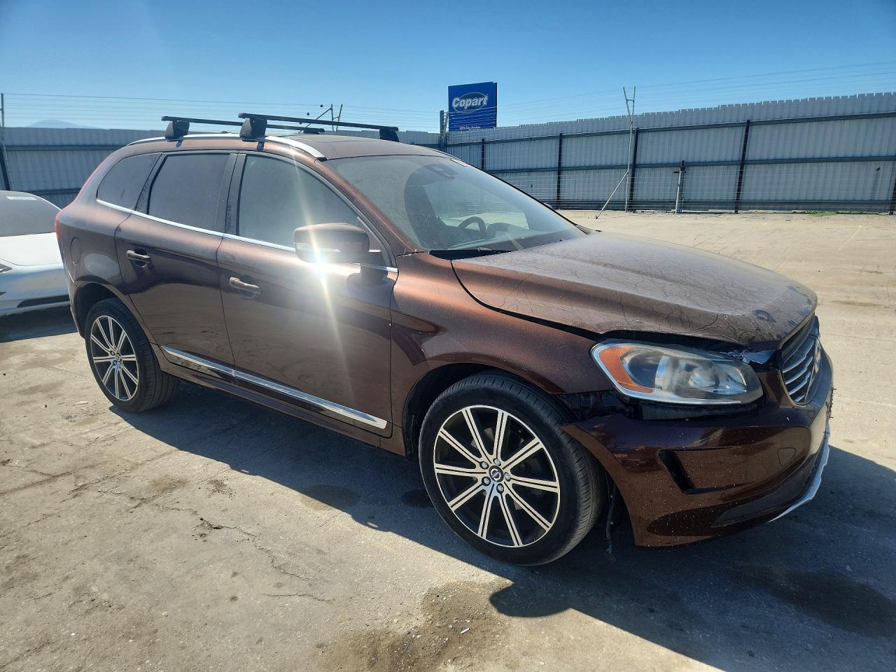 2015 Volvo Xc60 T6 Premier Brown vin: YV449MDK7F2723817