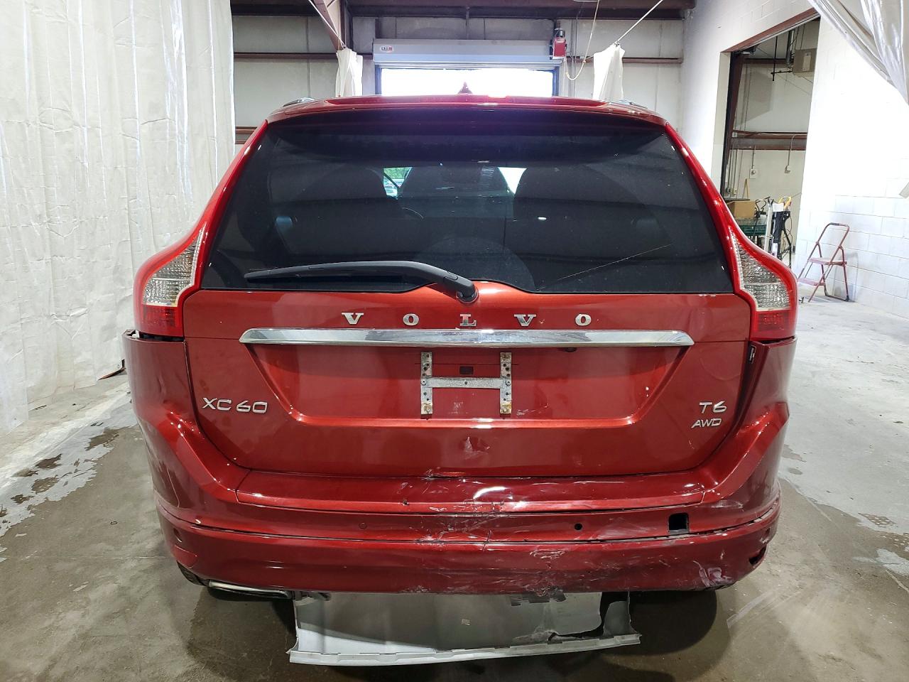 2017 Volvo Xc60 T6 Inscription Red vin: YV449MRU4H2145592