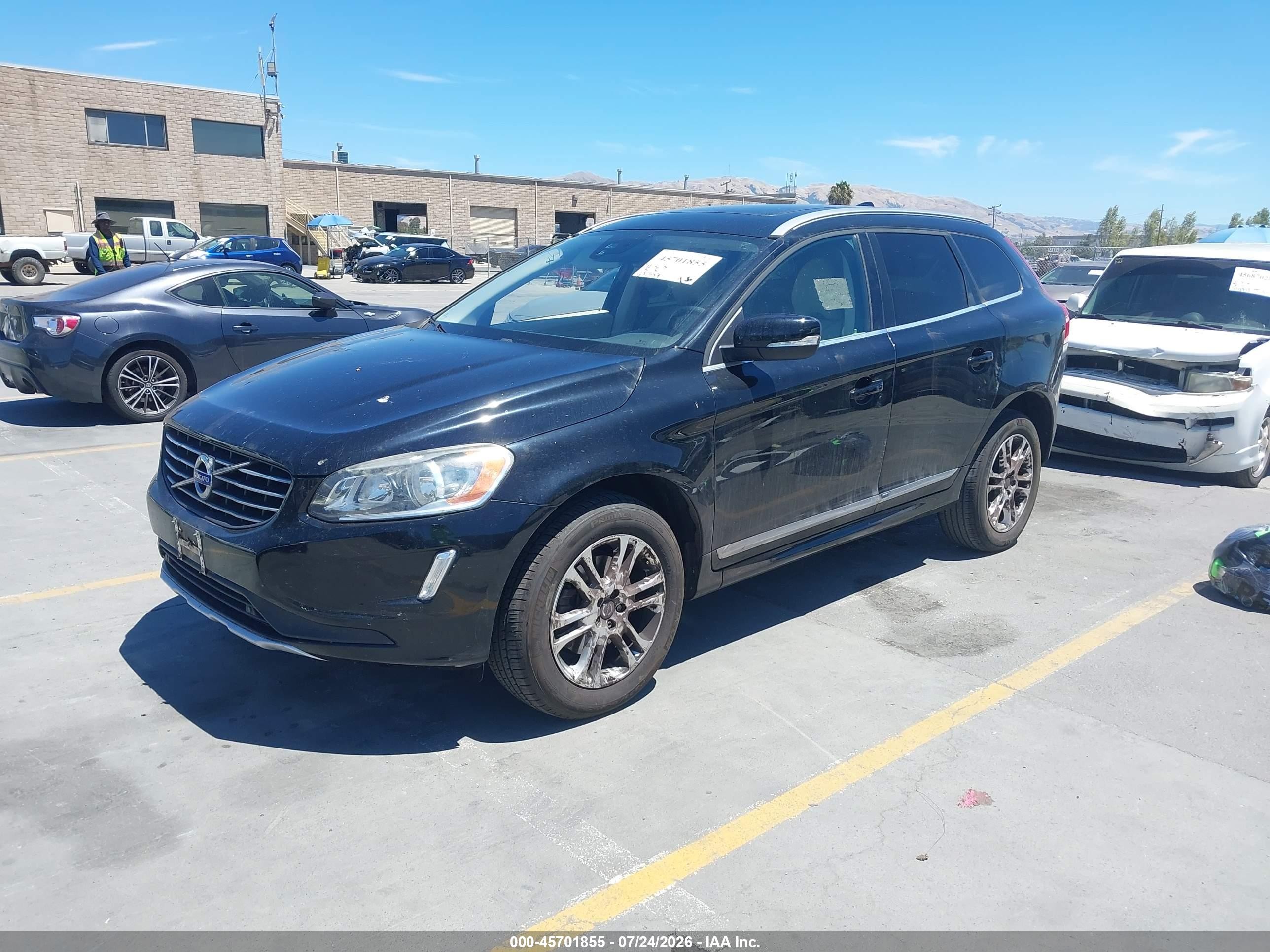 2015 Volvo Xc60 T5/t5 Premier Black vin: YV4612RK1F2759984