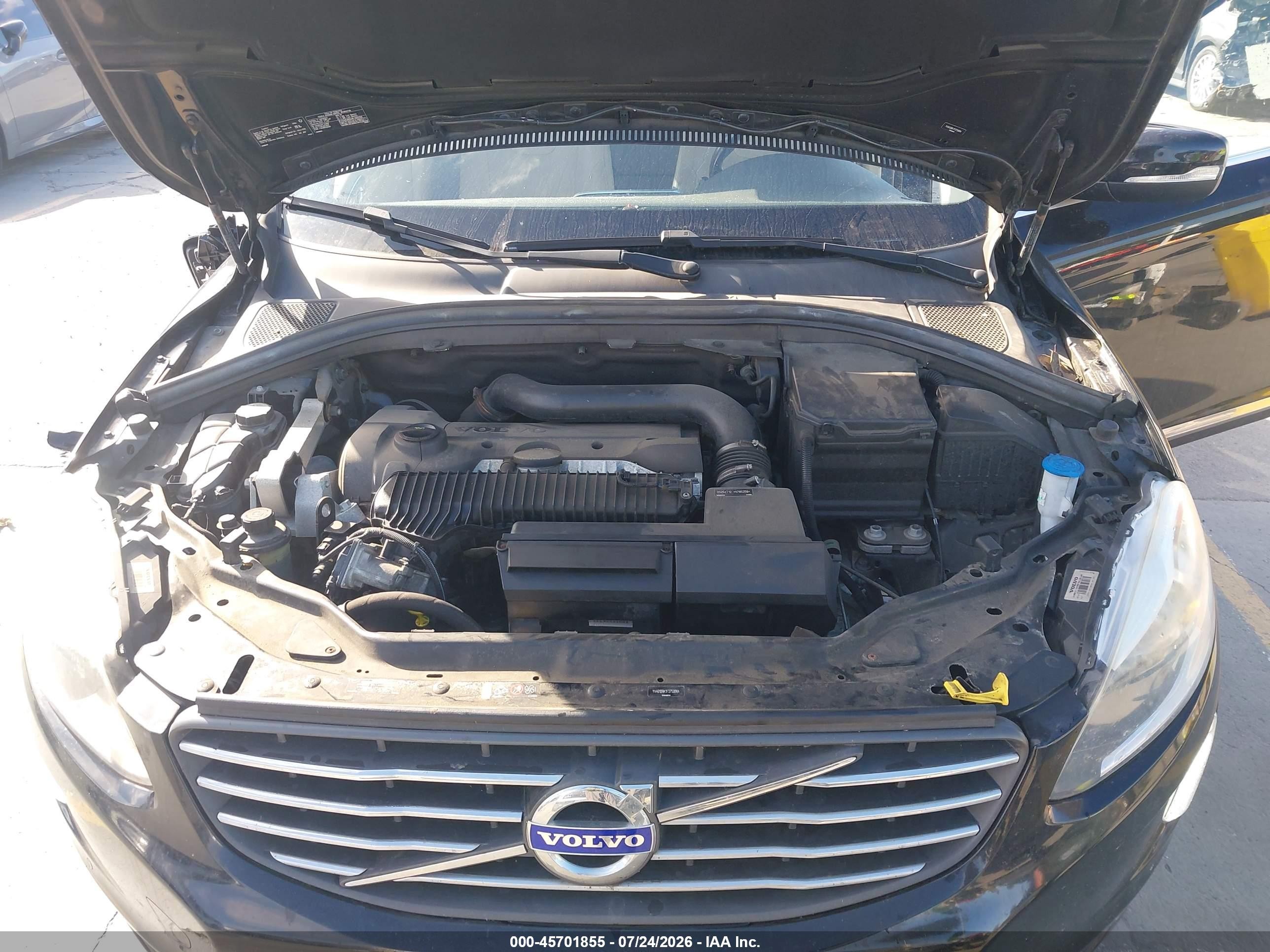 2015 Volvo Xc60 T5/t5 Premier Black vin: YV4612RK1F2759984
