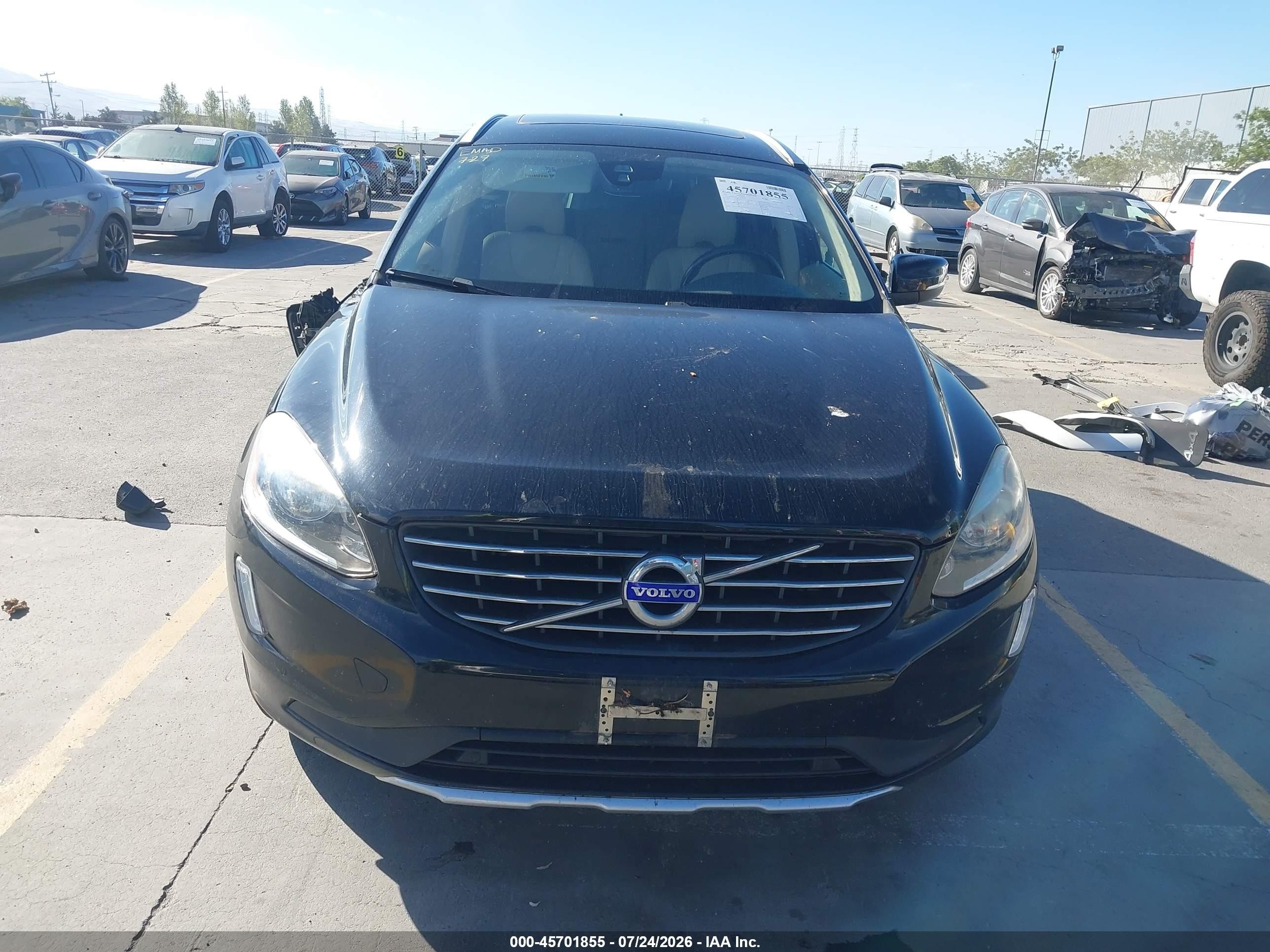 2015 Volvo Xc60 T5/t5 Premier Black vin: YV4612RK1F2759984