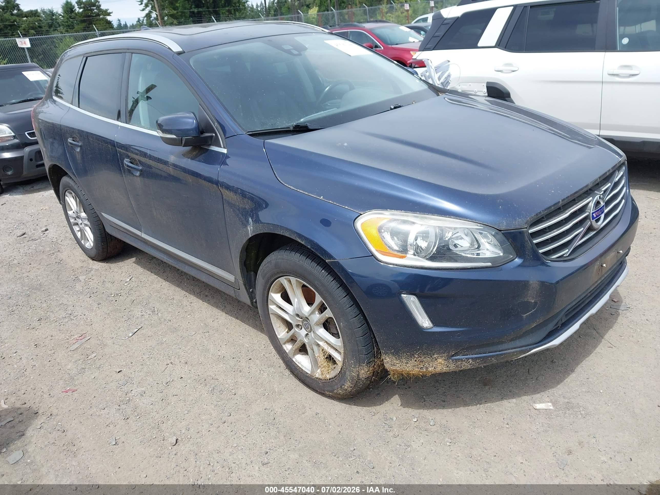 2015 Volvo Xc60 T5/t5 Premier Blue vin: YV4612RK3F2635778