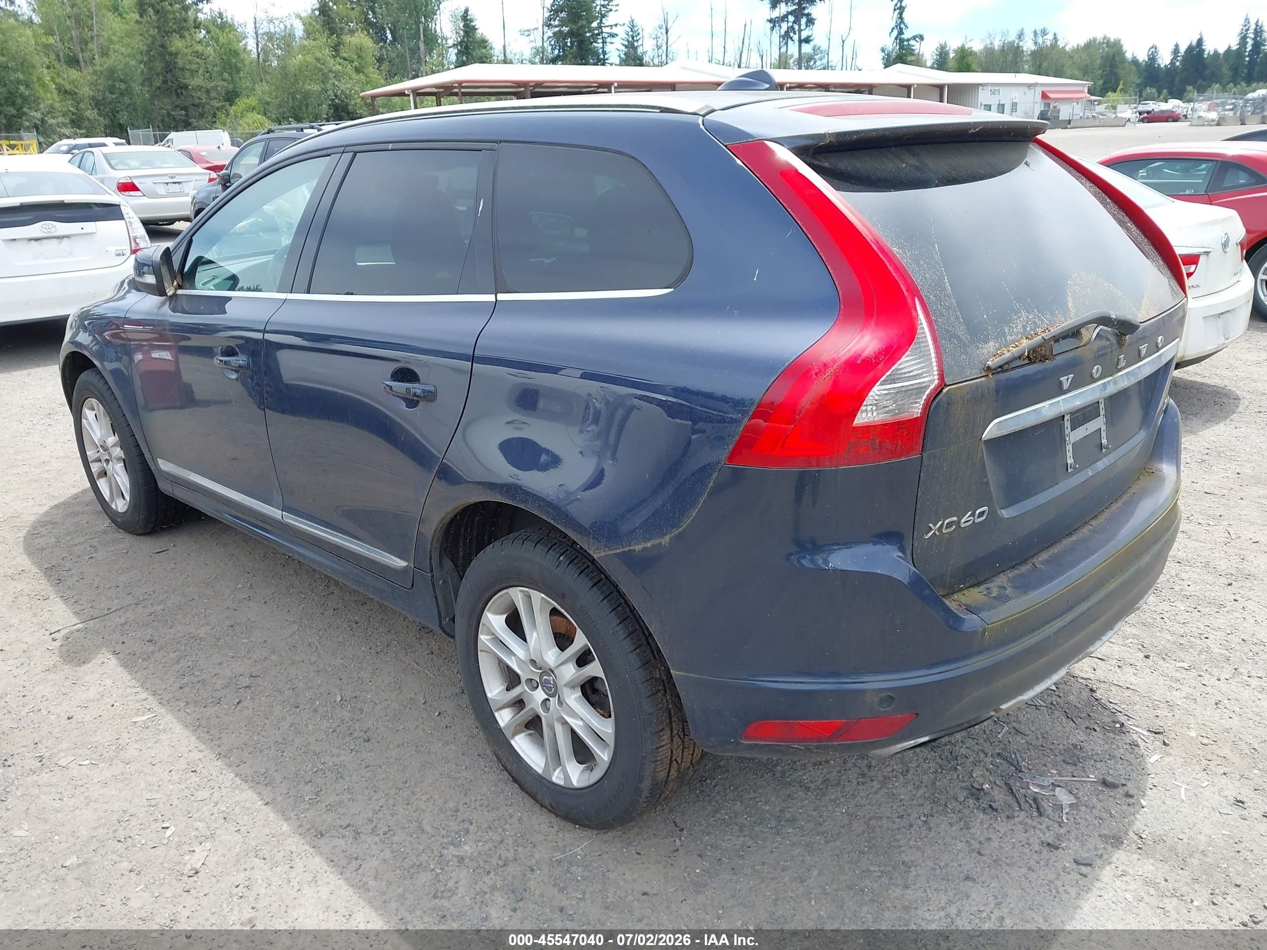 2015 Volvo Xc60 T5/t5 Premier Blue vin: YV4612RK3F2635778