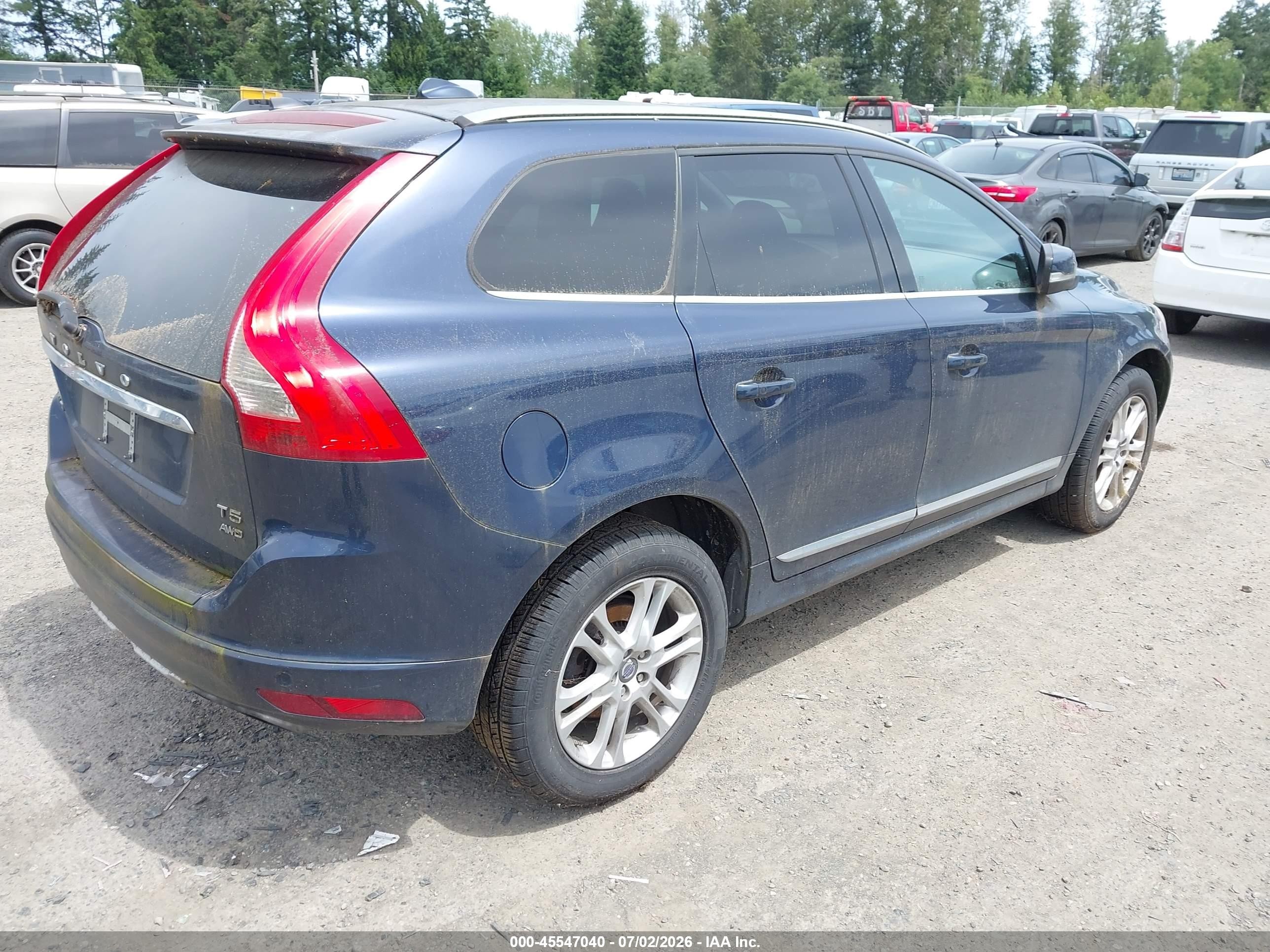 2015 Volvo Xc60 T5/t5 Premier Blue vin: YV4612RK3F2635778