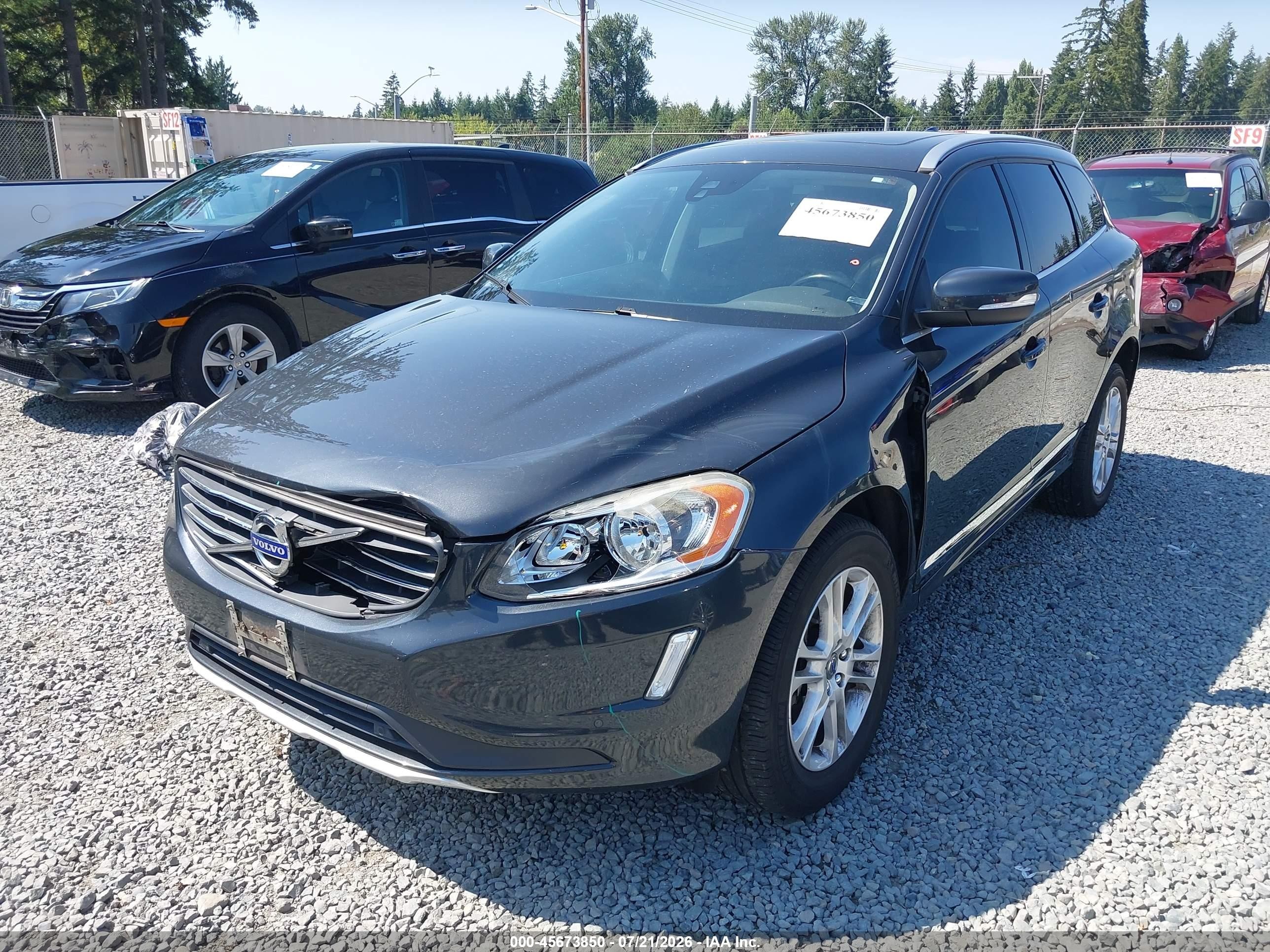 2015 Volvo Xc60 T5/t5 Premier Black vin: YV4612RK7F2717836