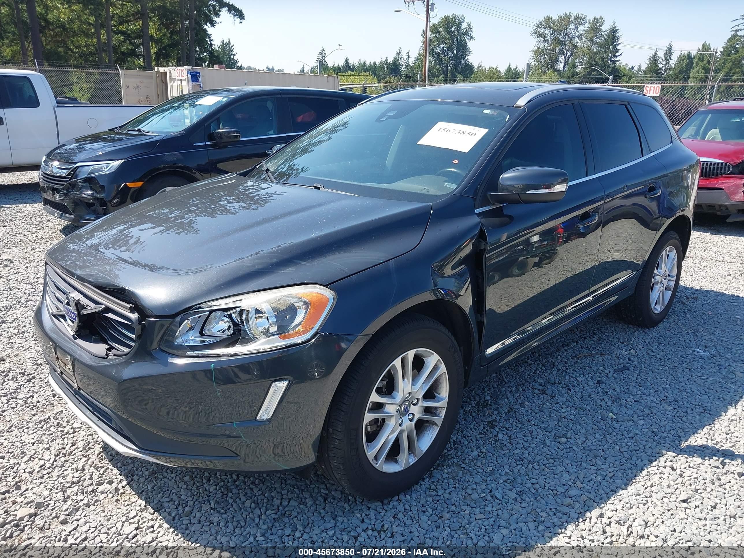 2015 Volvo Xc60 T5/t5 Premier Black vin: YV4612RK7F2717836