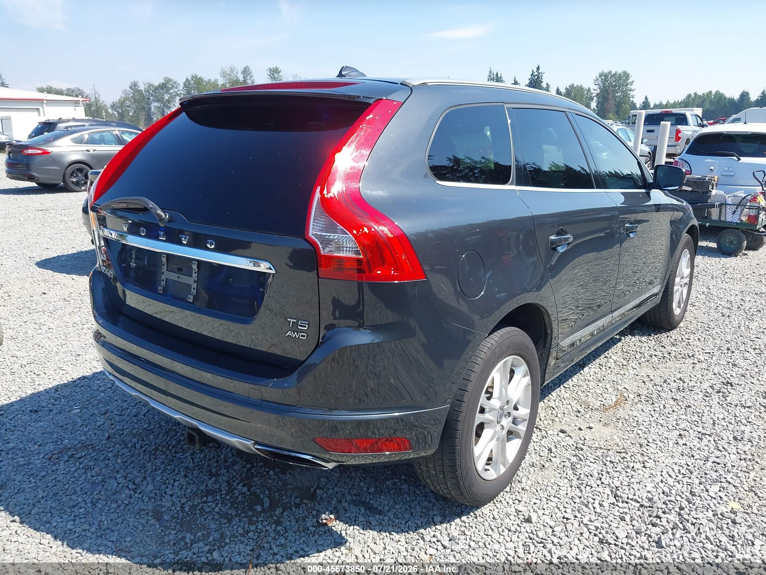 2015 Volvo Xc60 T5/t5 Premier Black vin: YV4612RK7F2717836