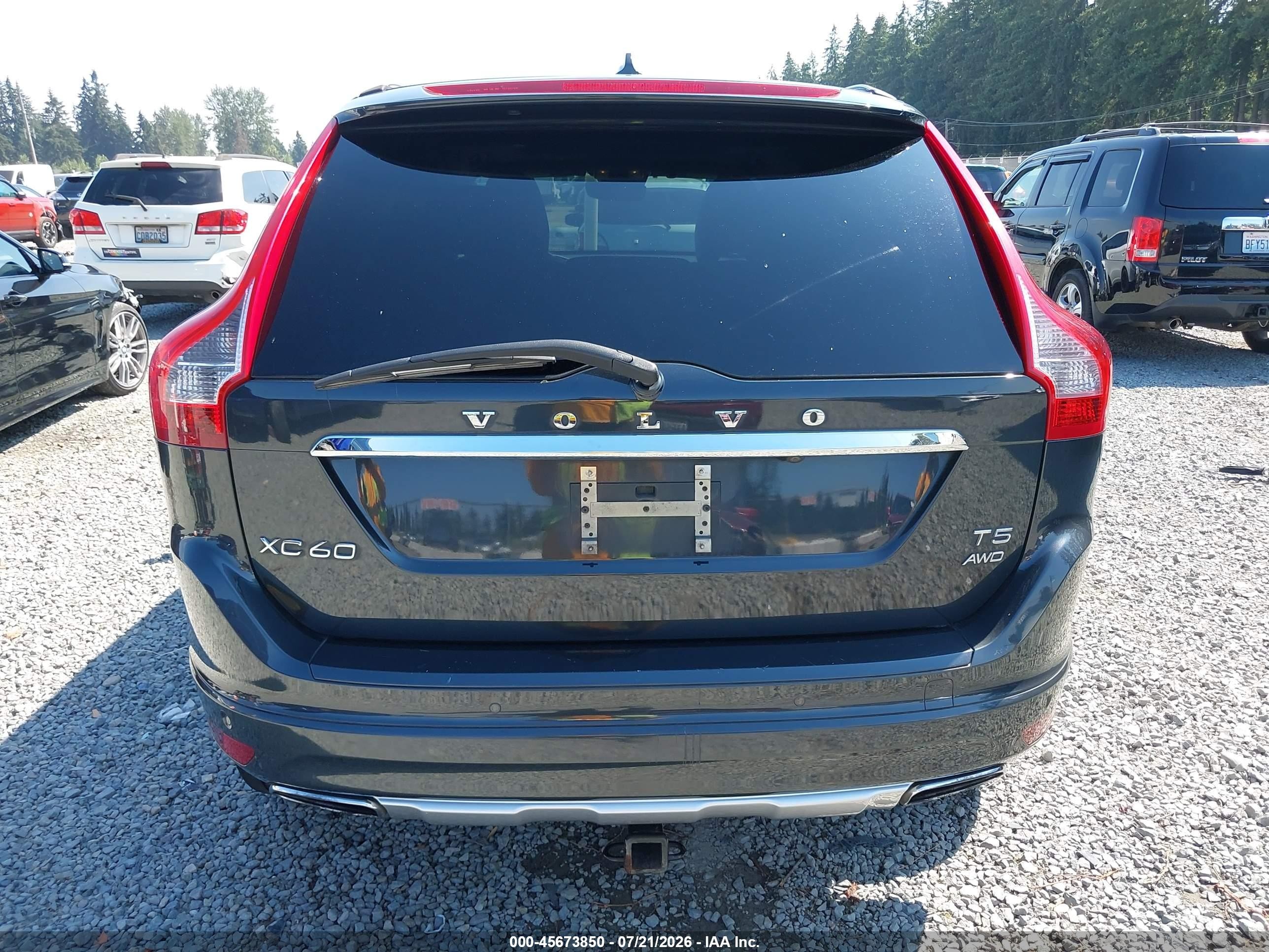 2015 Volvo Xc60 T5/t5 Premier Black vin: YV4612RK7F2717836