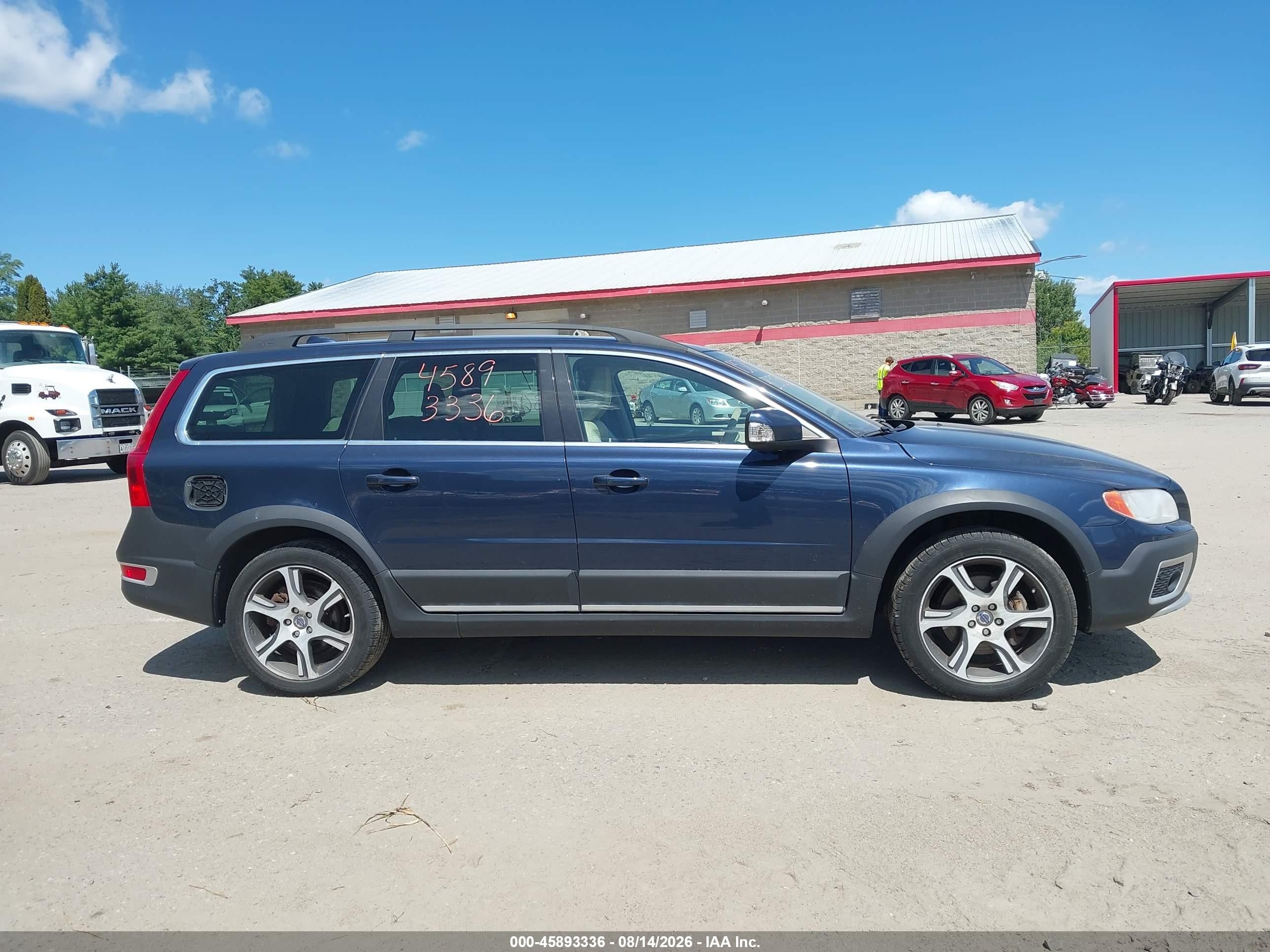 2012 Volvo Xc70 3.0l T6 Platinum Синий vin: YV4902BZ0C1127227