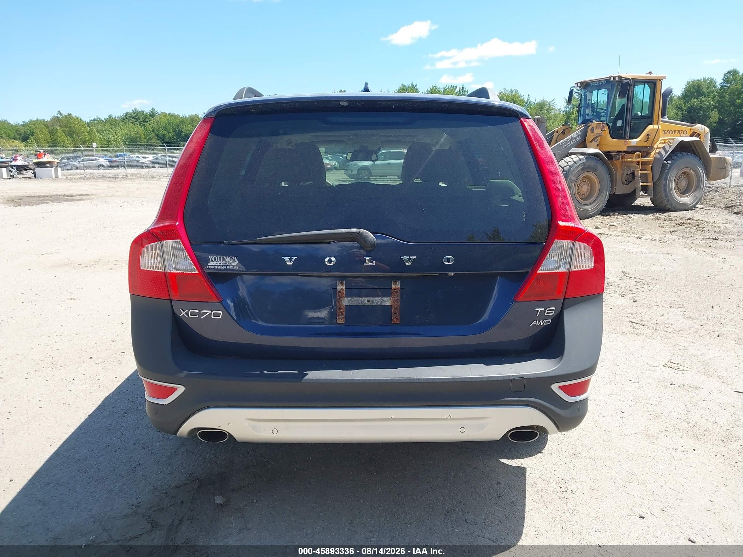 2012 Volvo Xc70 3.0l T6 Platinum Синий vin: YV4902BZ0C1127227