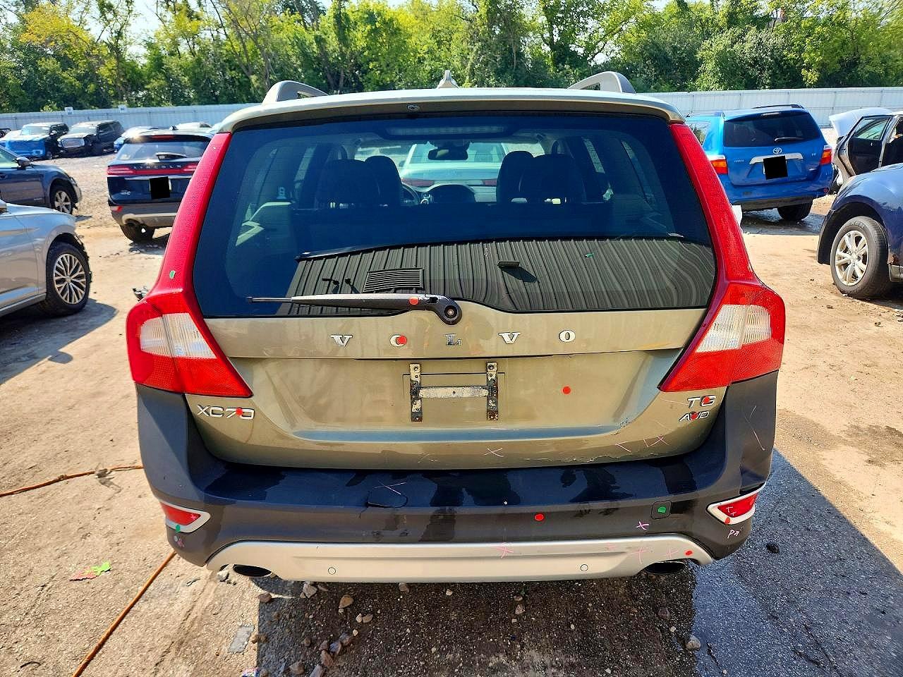 2012 Volvo Xc70 T6 Зеленый vin: YV4902BZ0C1132699