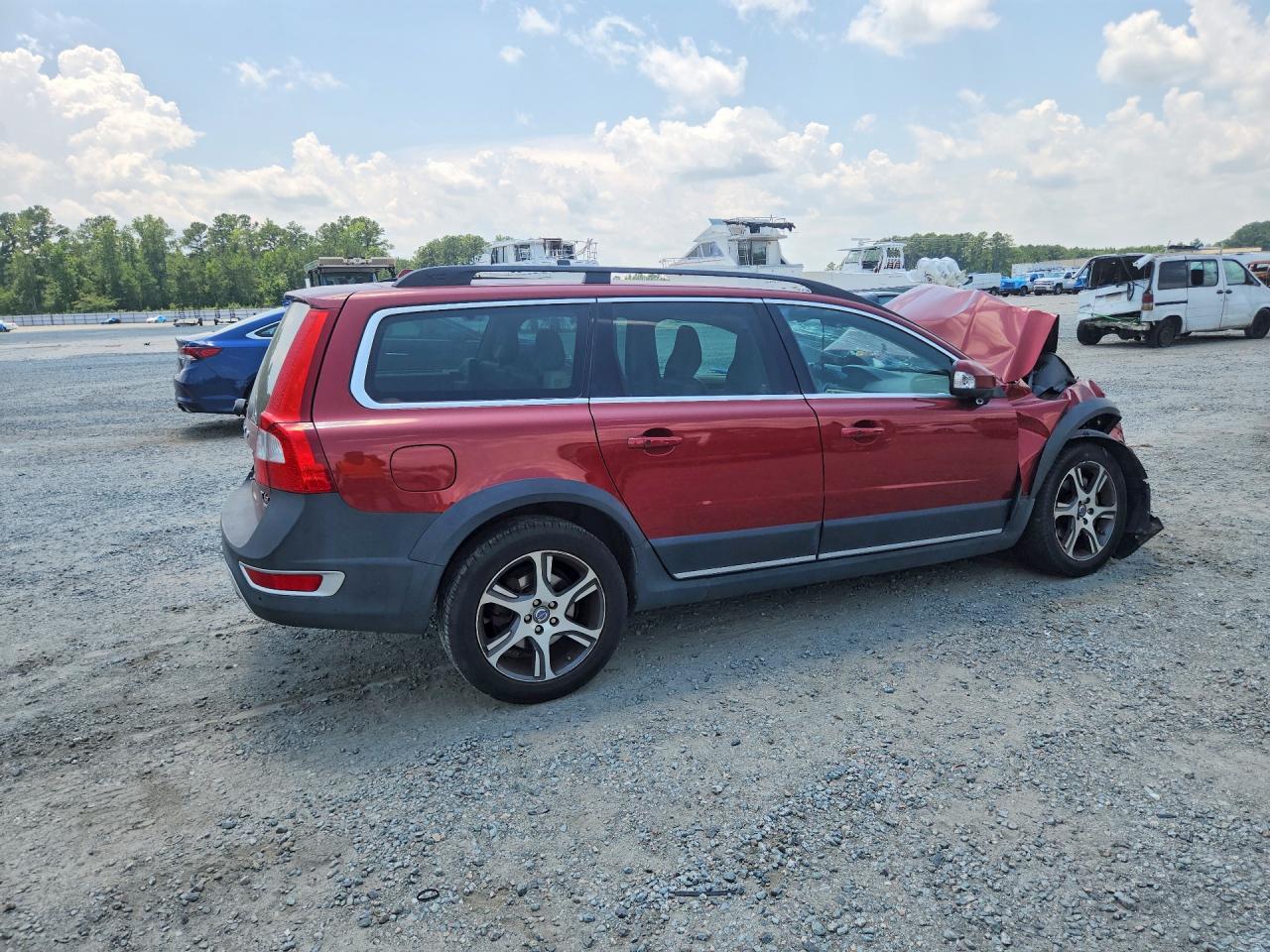 2013 Volvo Xc70 T6 Maroon vin: YV4902BZ0D1166787