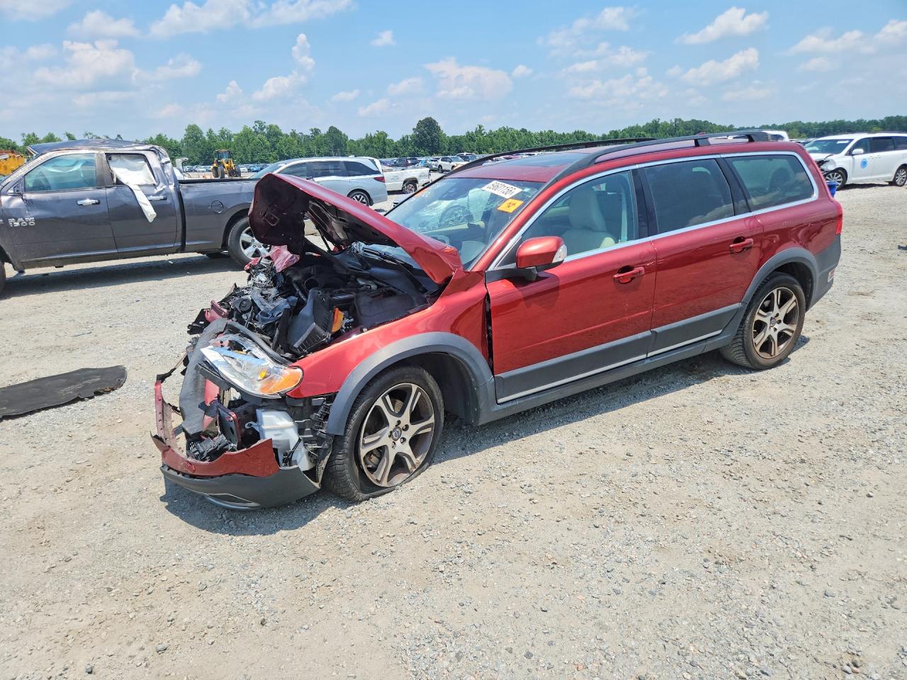 2013 Volvo Xc70 T6 Maroon vin: YV4902BZ0D1166787
