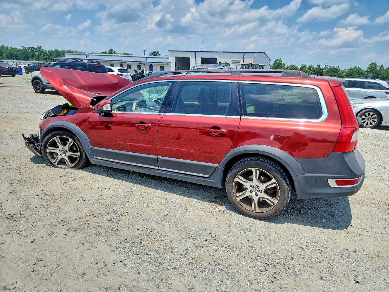 2013 Volvo Xc70 T6 Maroon vin: YV4902BZ0D1166787