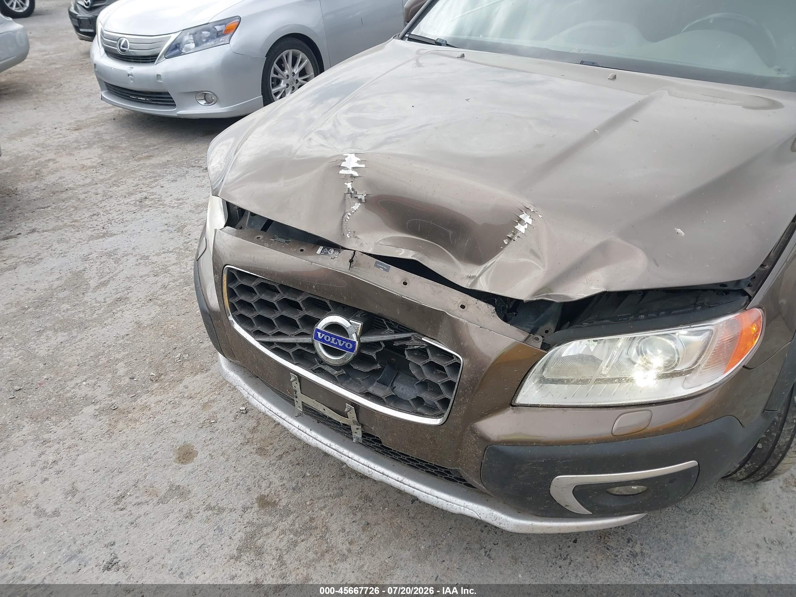 2014 Volvo Xc70 T6 Premier Plus Brown vin: YV4902BZ0E1185941