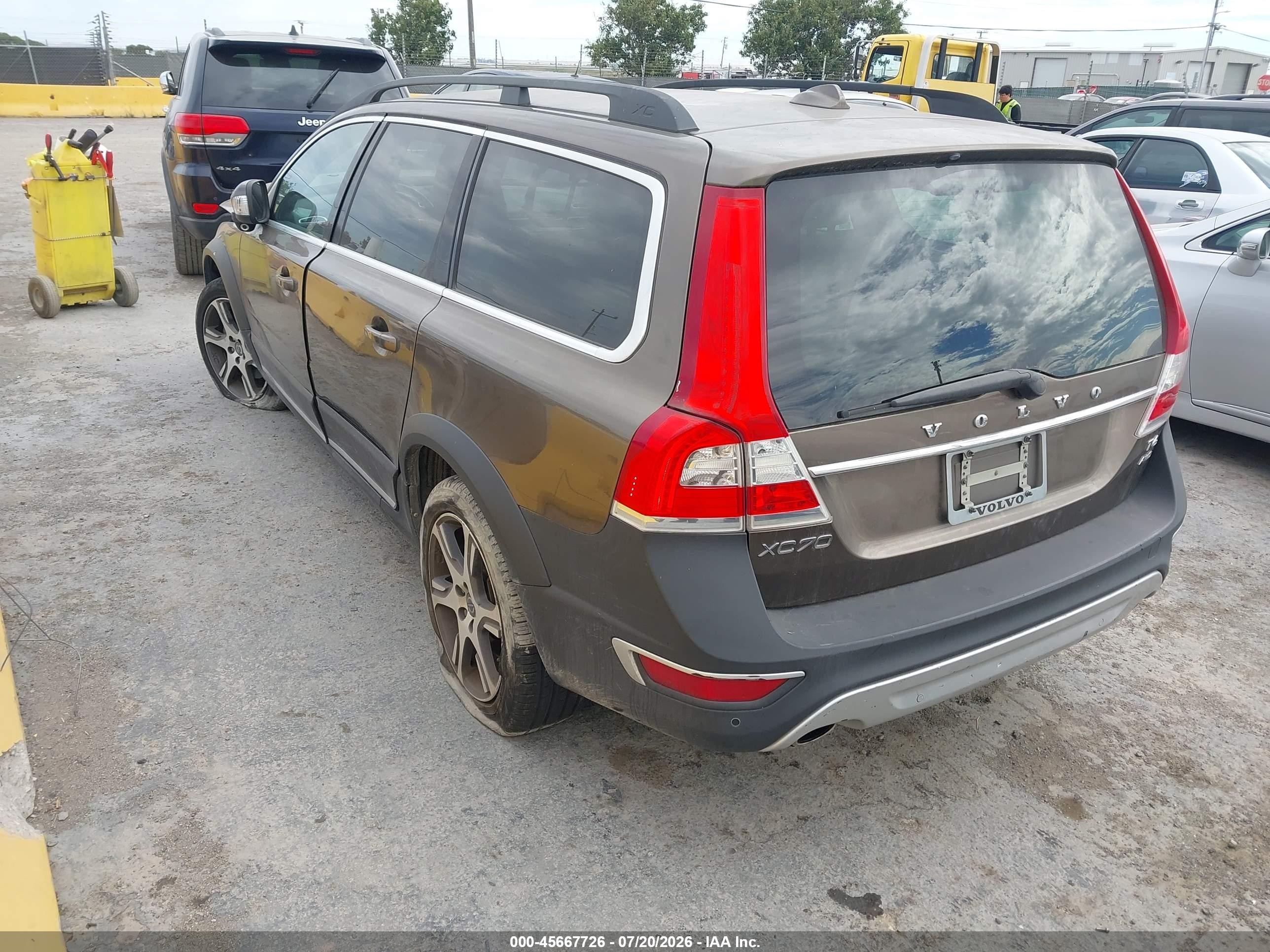 2014 Volvo Xc70 T6 Premier Plus Brown vin: YV4902BZ0E1185941