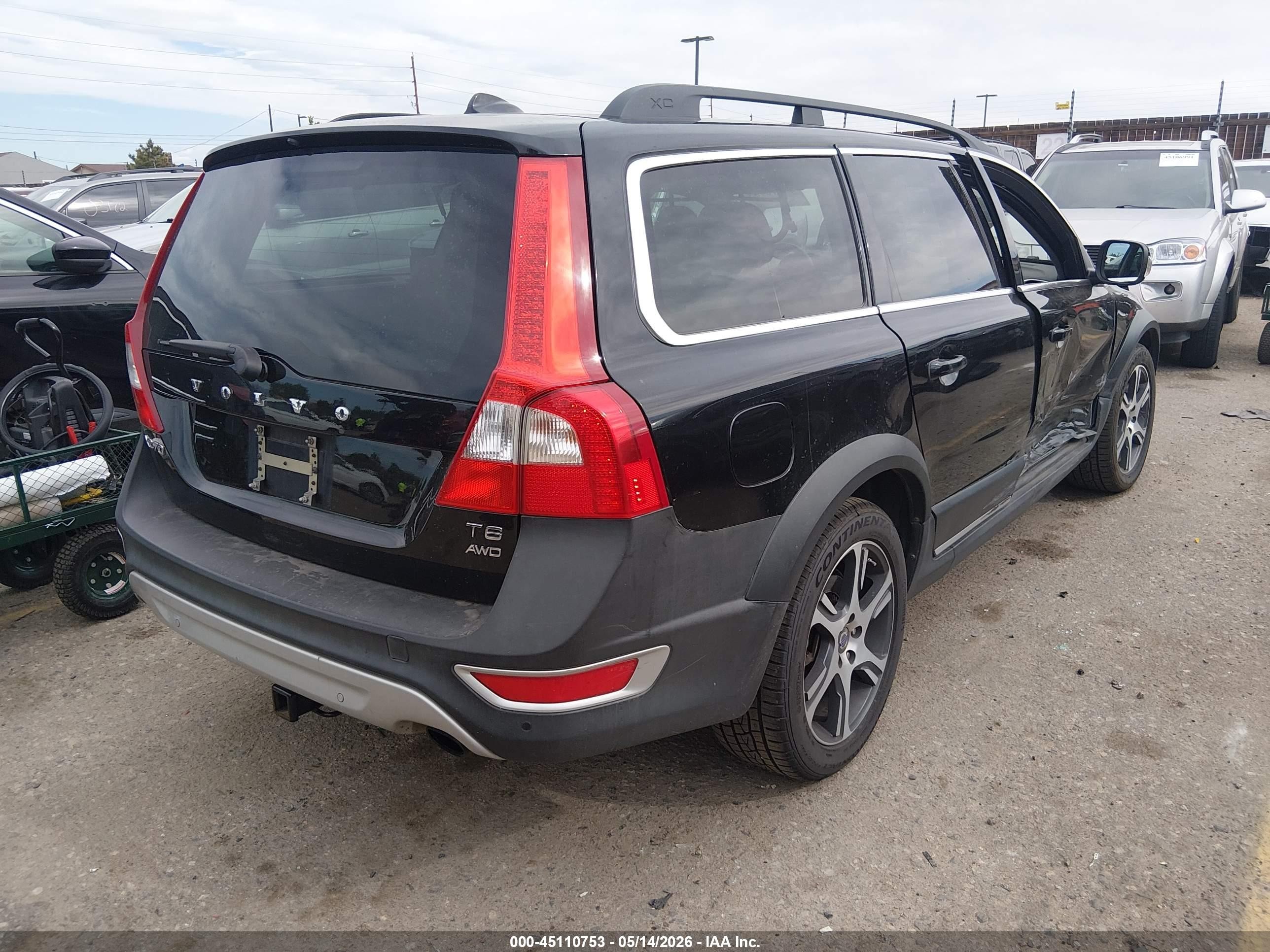 2012 Volvo Xc70 T6 Premier Plus Black vin: YV4902BZ3C1126072