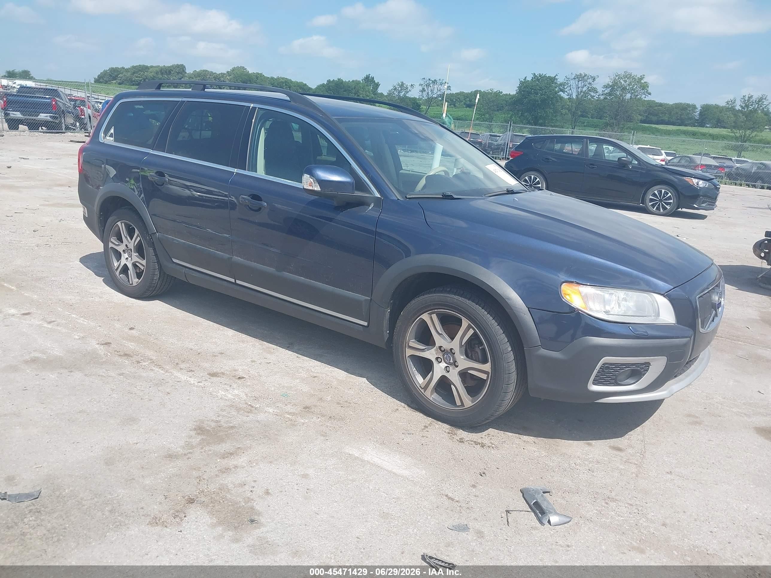 2013 Volvo Xc70 T6 Platinum Blue vin: YV4902BZ3D1164239