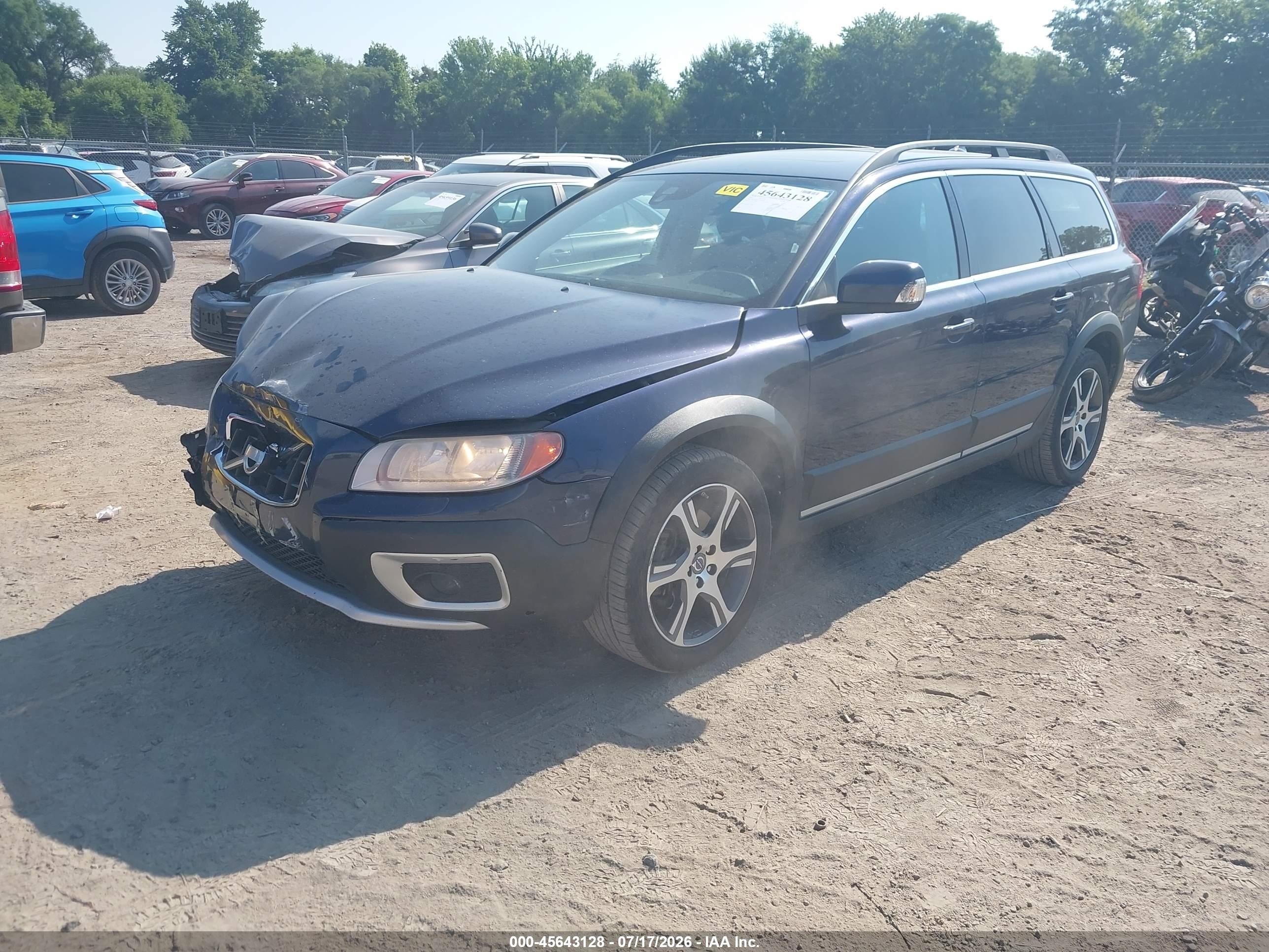 2013 Volvo Xc70 T6 Blue vin: YV4902BZ5D1169202