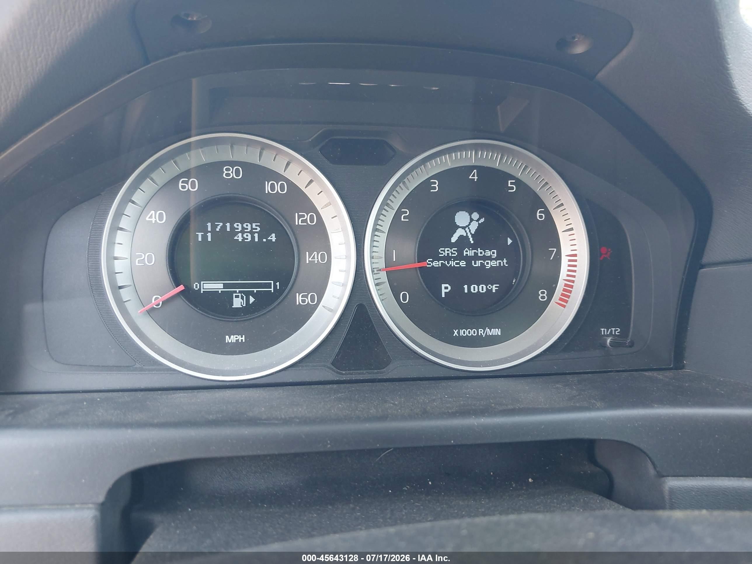 2013 Volvo Xc70 T6 Blue vin: YV4902BZ5D1169202
