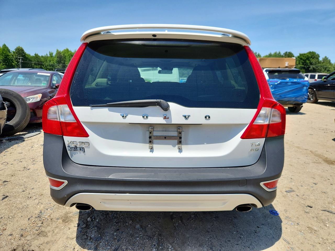 2013 Volvo Xc70 T6 White vin: YV4902BZ9D1155321