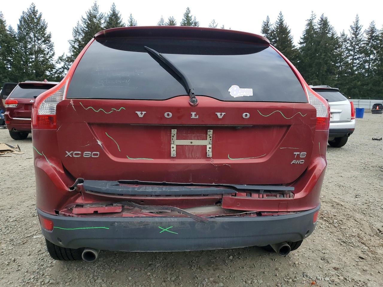 2011 Volvo Xc60 T6 Red vin: YV4902DZ0B2186882