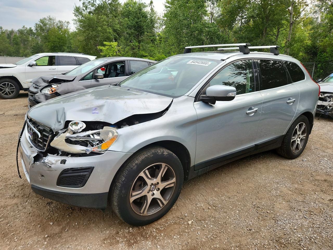 2013 Volvo Xc60 T6 Silver vin: YV4902DZ0D2418867
