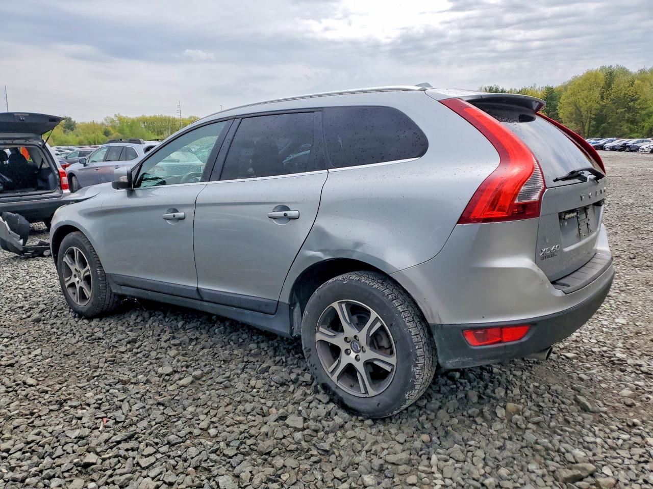 2013 Volvo Xc60 T6 Silver vin: YV4902DZ0D2462206