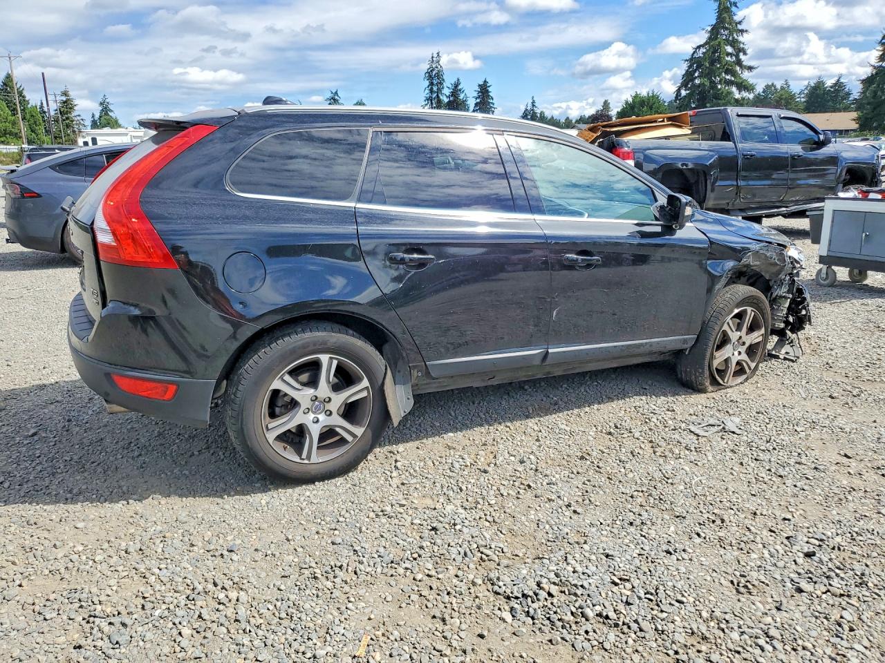 2011 Volvo Xc60 T6 Black vin: YV4902DZ1B2198216