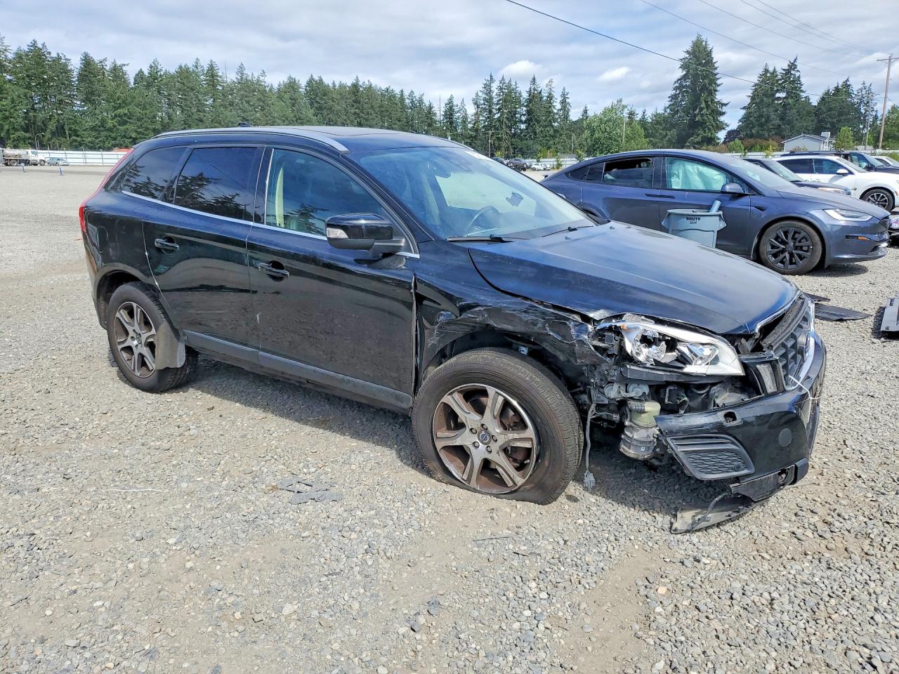 2011 Volvo Xc60 T6 Black vin: YV4902DZ1B2198216