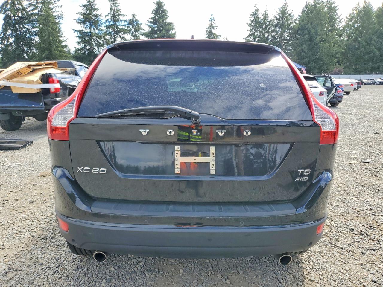 2011 Volvo Xc60 T6 Black vin: YV4902DZ1B2198216