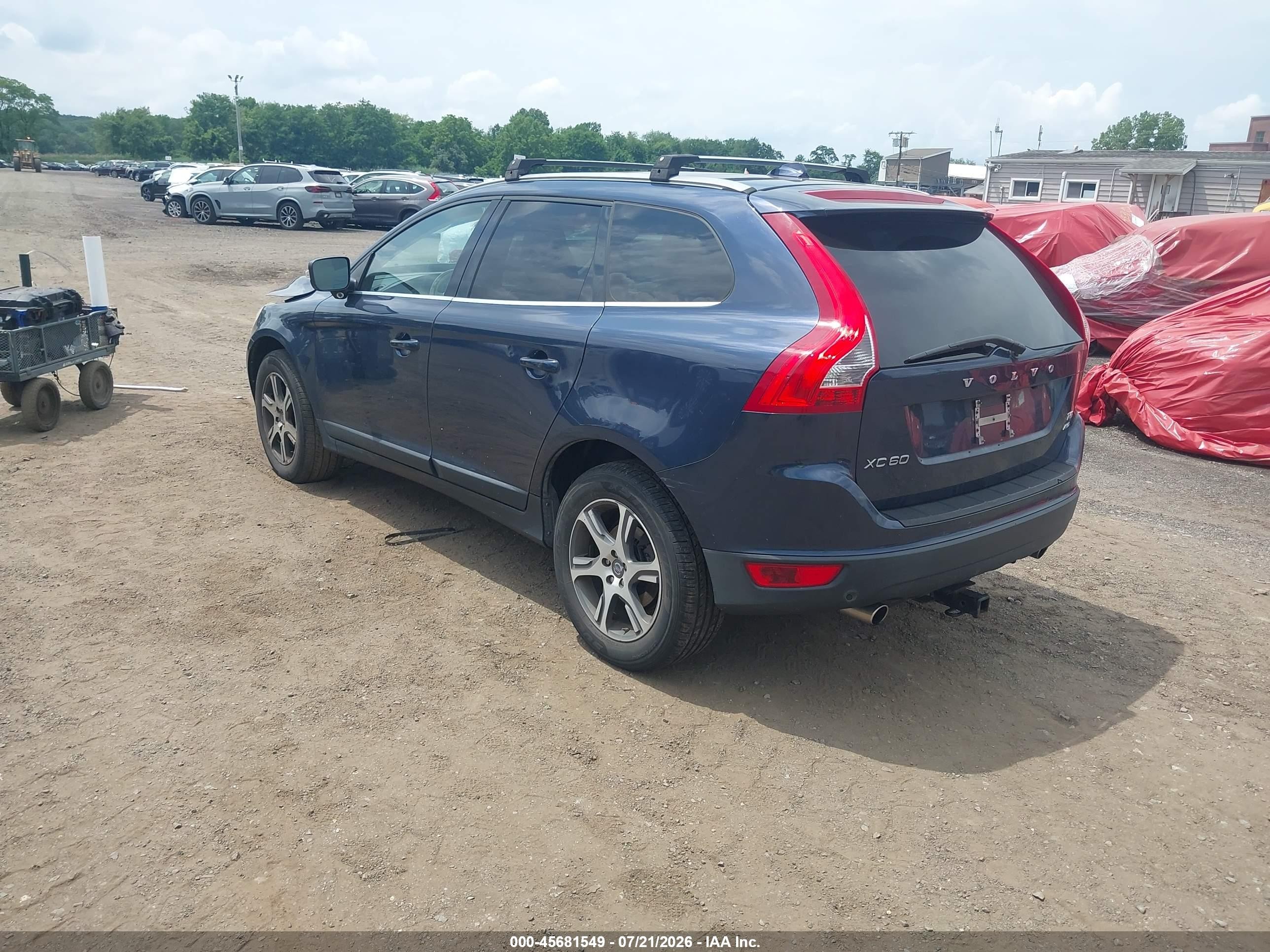 2012 Volvo Xc60 T6 Platinum Dark Blue vin: YV4902DZ1C2289309