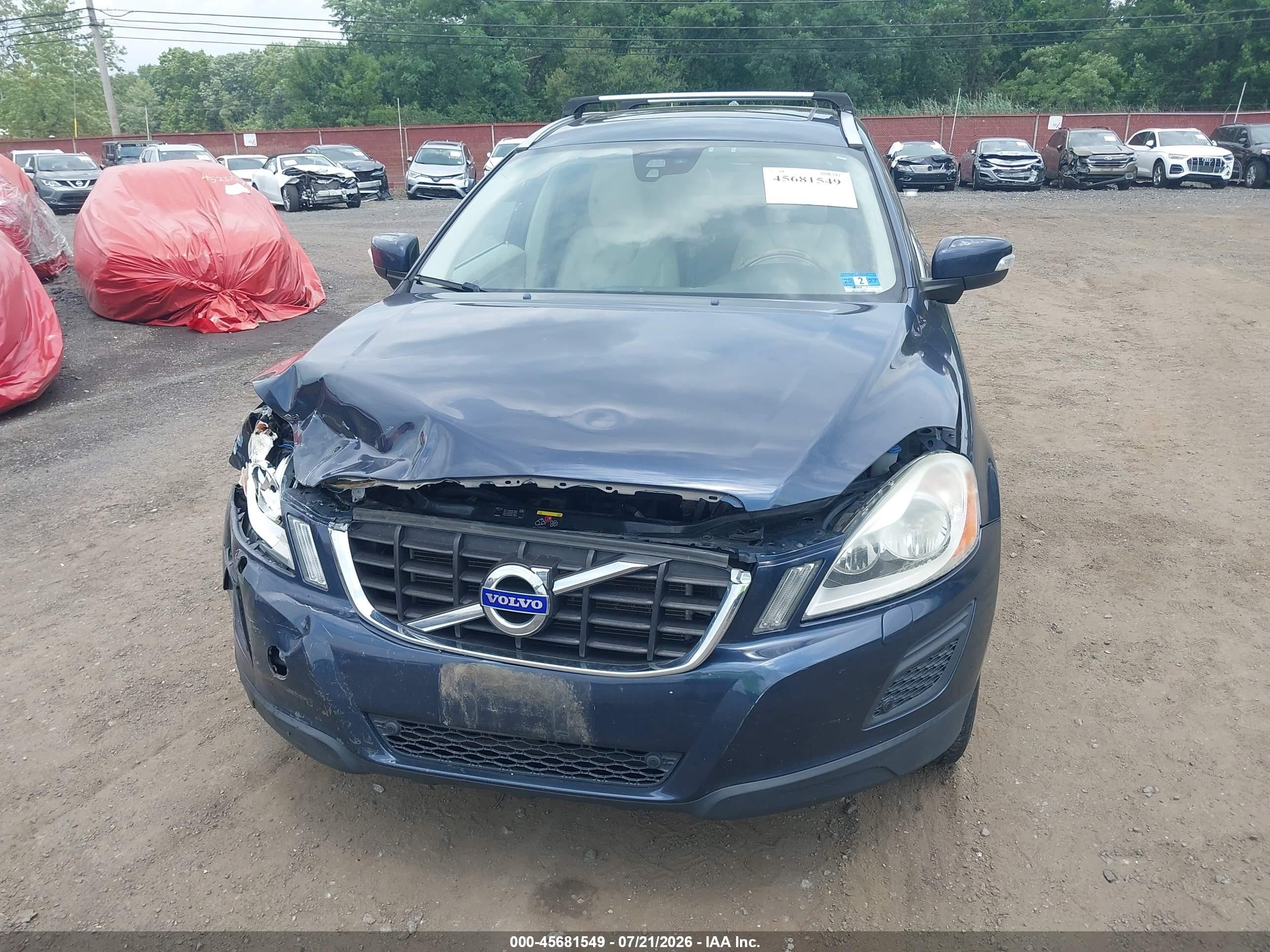 2012 Volvo Xc60 T6 Platinum Dark Blue vin: YV4902DZ1C2289309