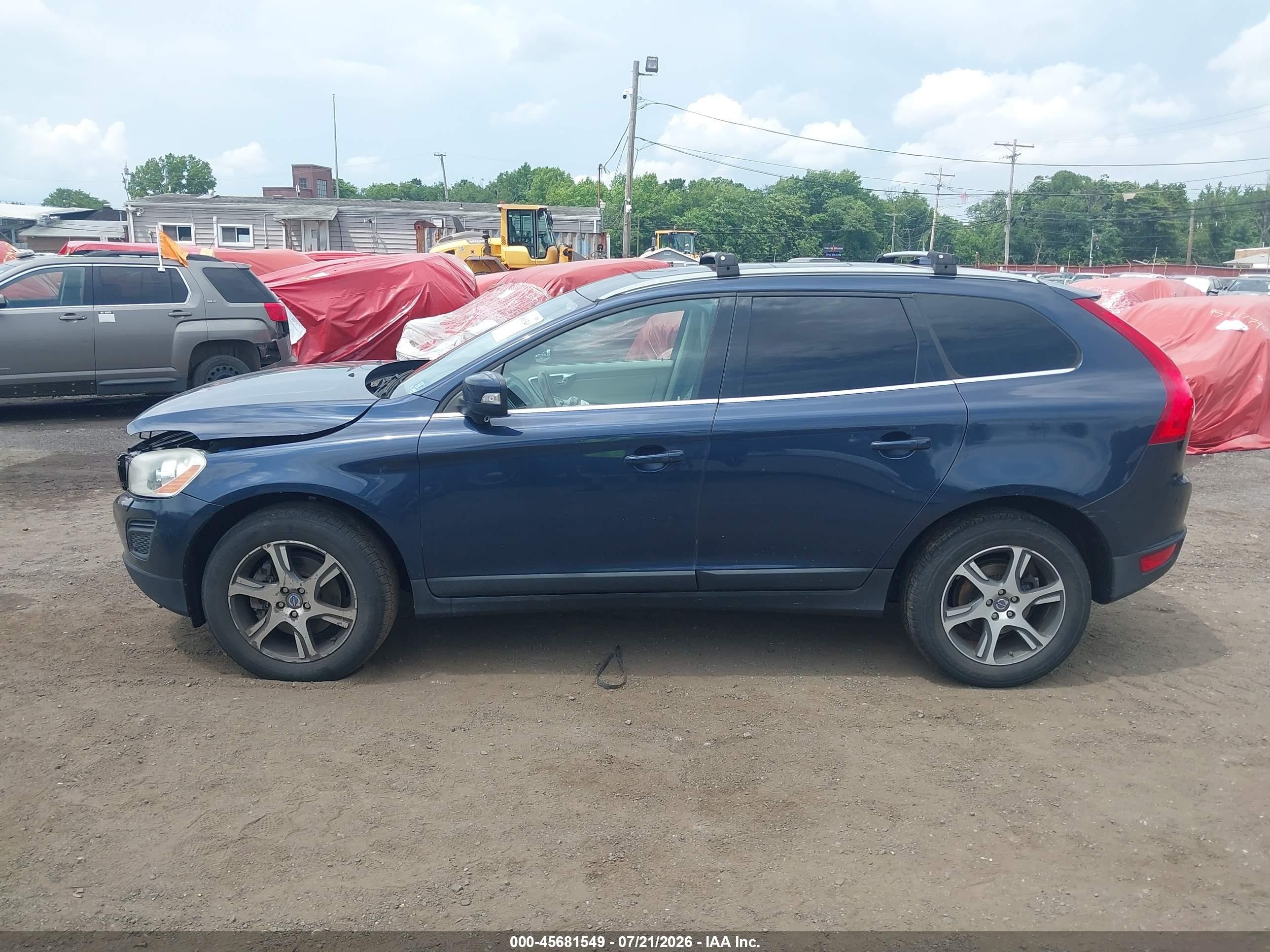 2012 Volvo Xc60 T6 Platinum Dark Blue vin: YV4902DZ1C2289309